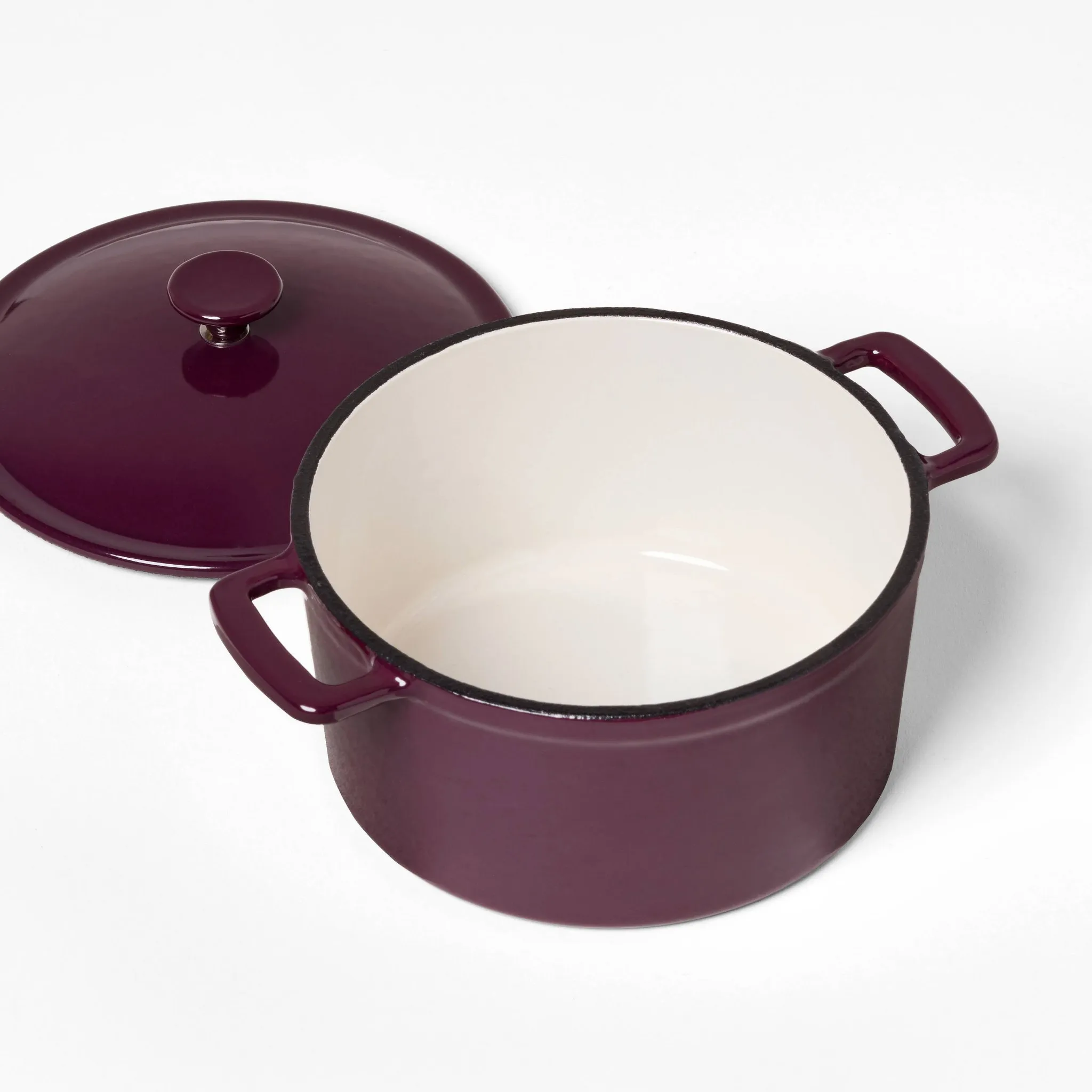 0.5qt Mini Dutch Oven Dark Purple - Image 2