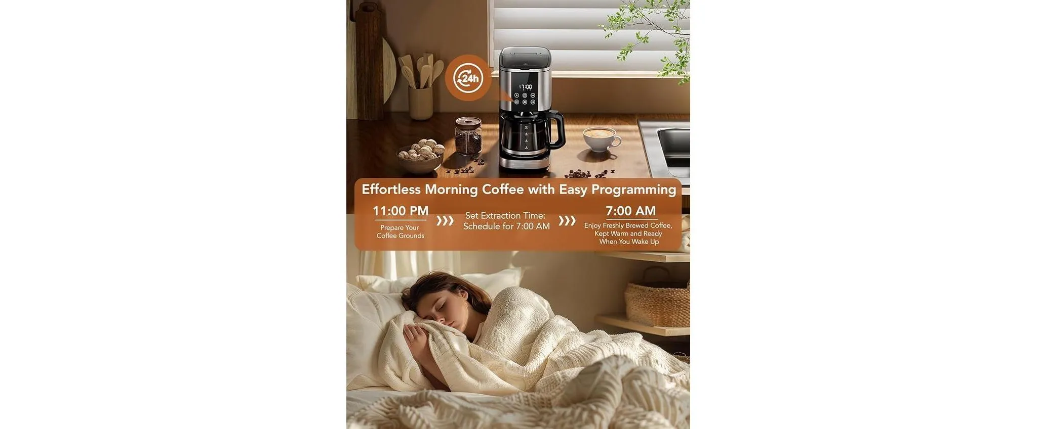 10-Cup Drip Coffee Maker - Black - Image 4