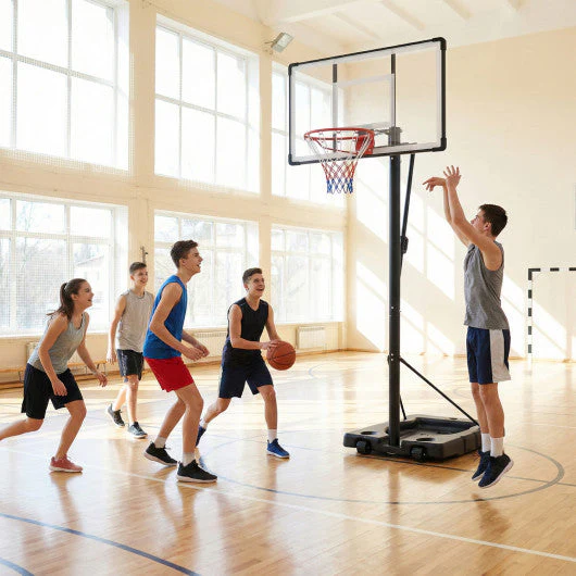 10 Feet Portable Basketball Hoop Outdoor for Adults - Image 6