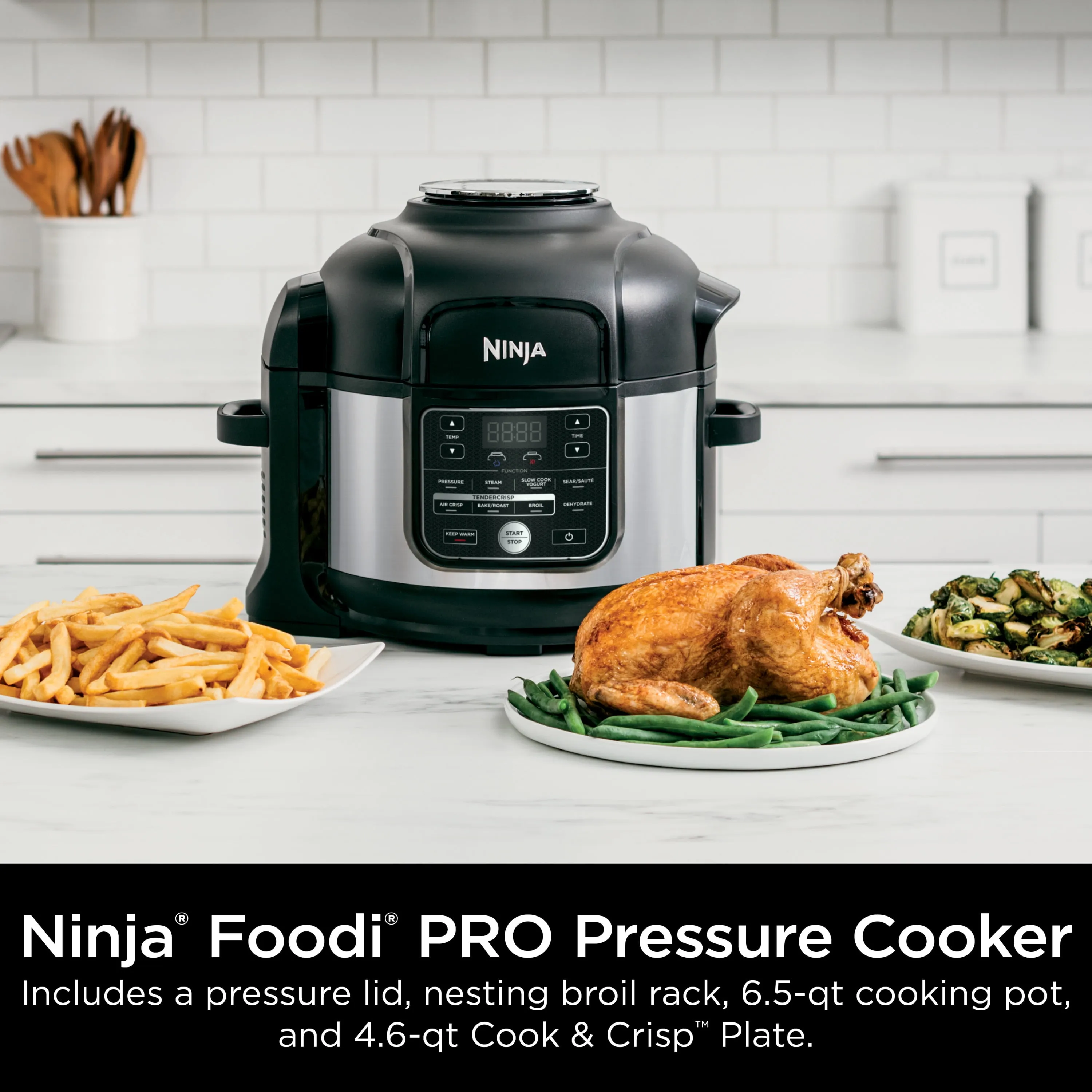 10-in-1 6.5 Qt Pressure Cooker with Air Fryer - Image 5