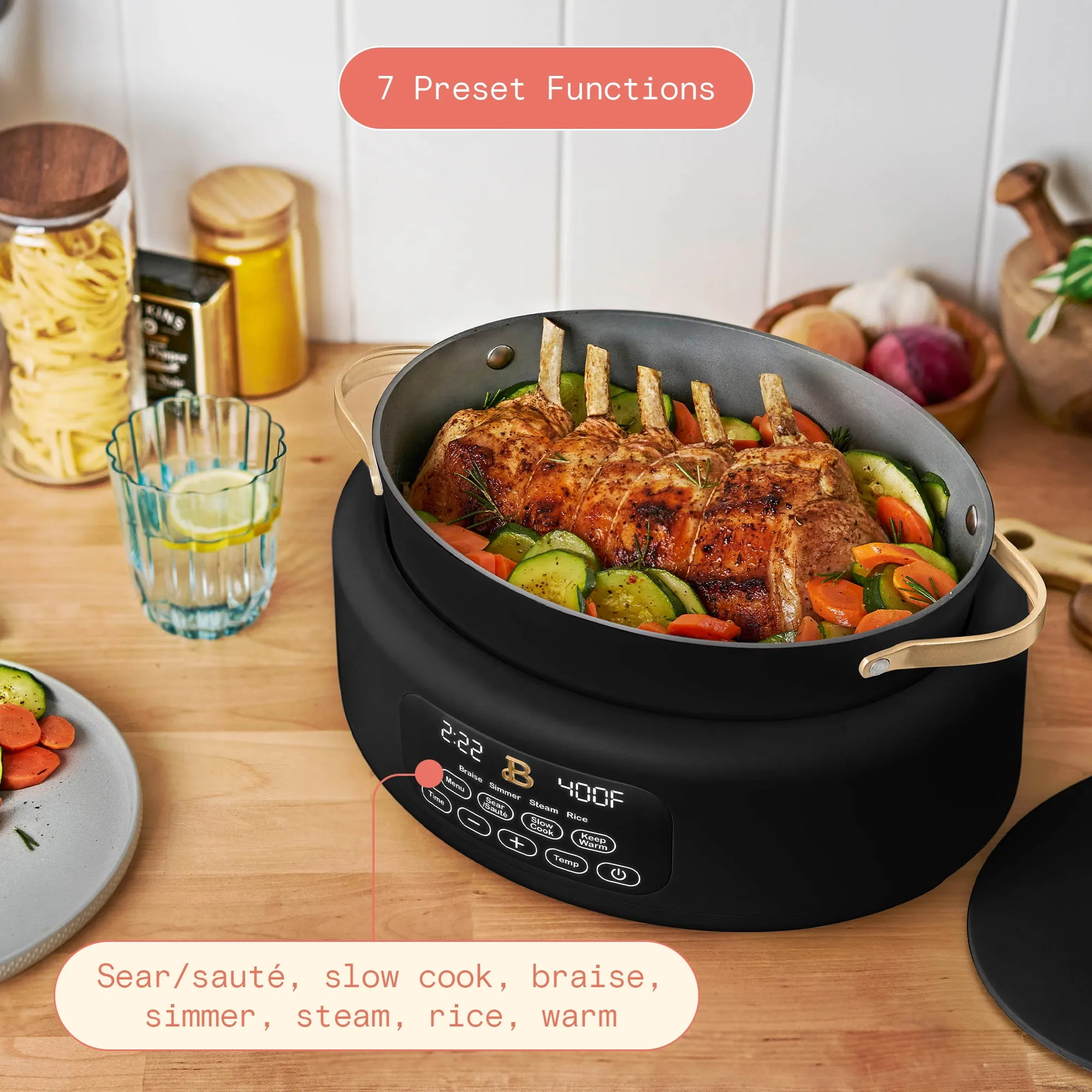 10-in-1 Electric Multi-Cooker - Black Sesame - Image 2