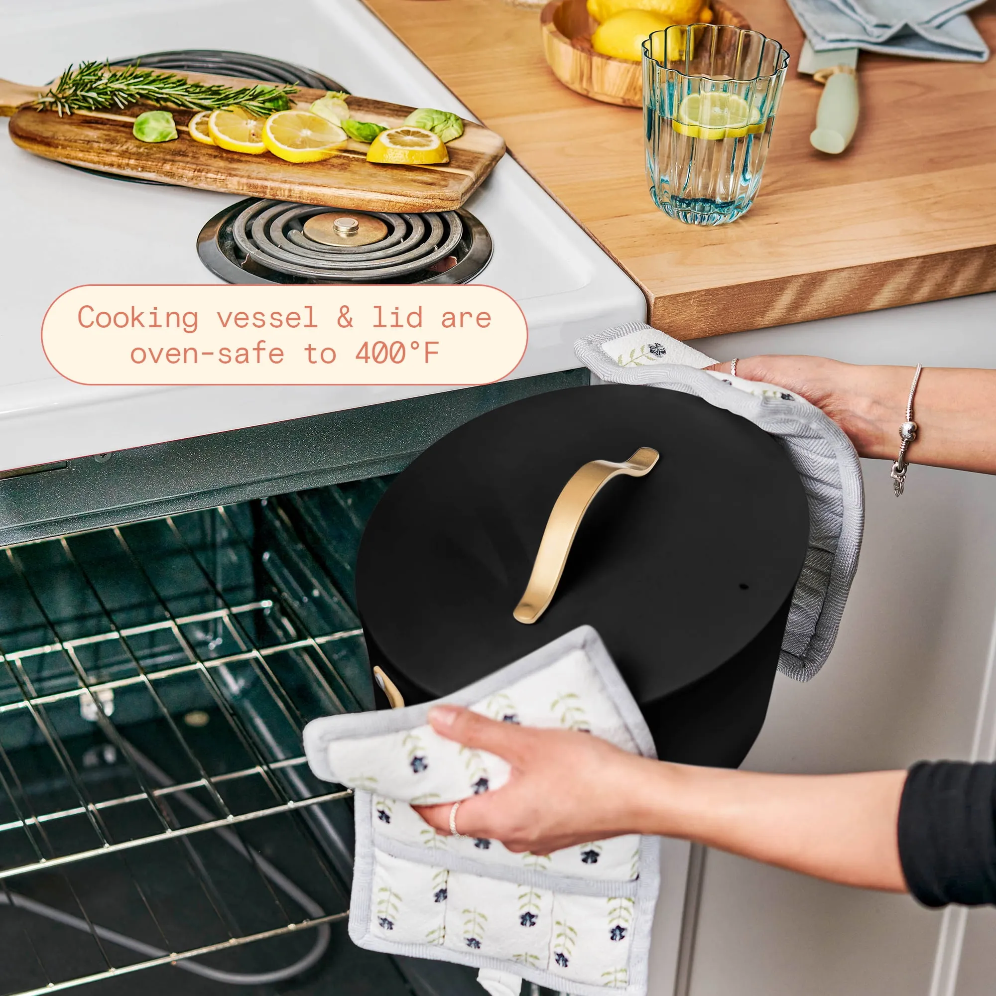 Drew Barrymore's Beautiful 10-in-1 Electric Multi-Cooker, 6 Qt – Black Sesame - Image 5