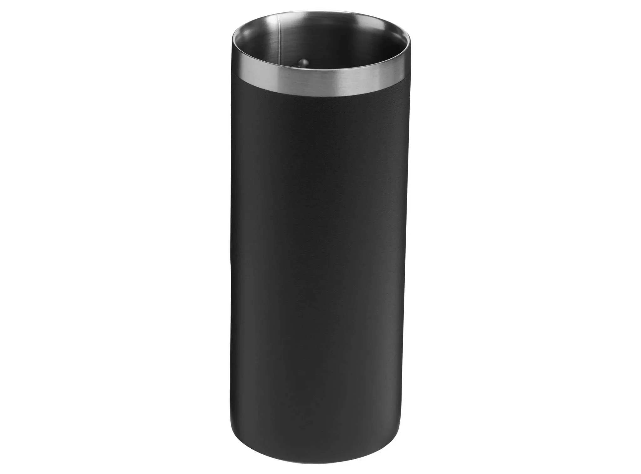 10 oz Slim Stainless Steel All-Occasions Can Chiller Black 2.0 - Image 2