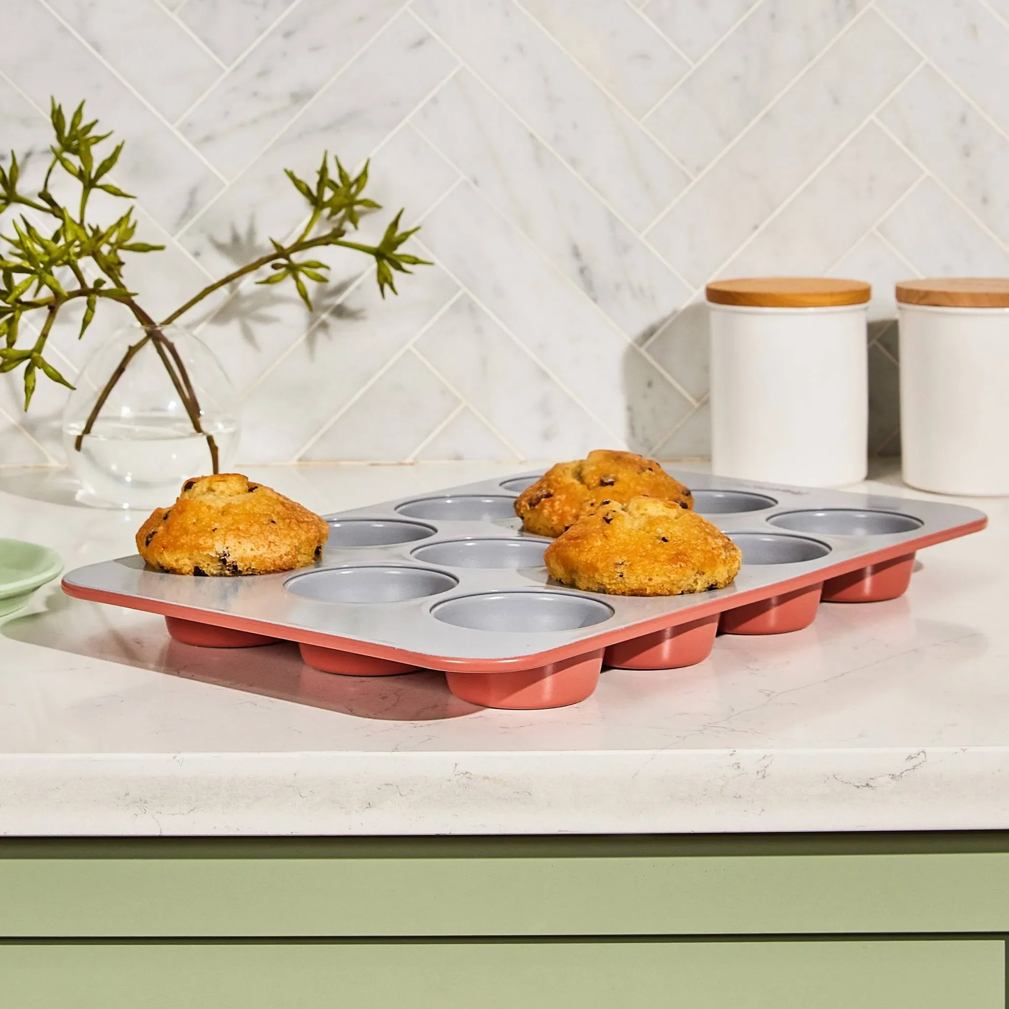 Nonstick Ceramic Muffin Pan - Perracotta 10.04" - Image 5