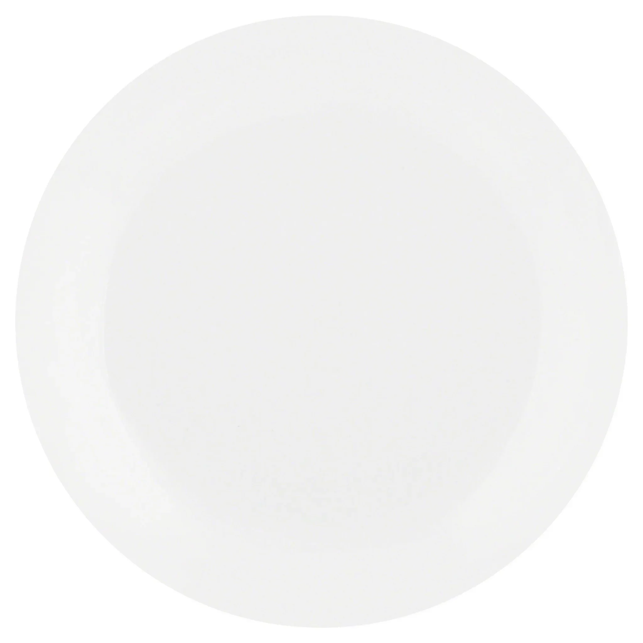 10.3" 6pk Glass Dinner Plates - White