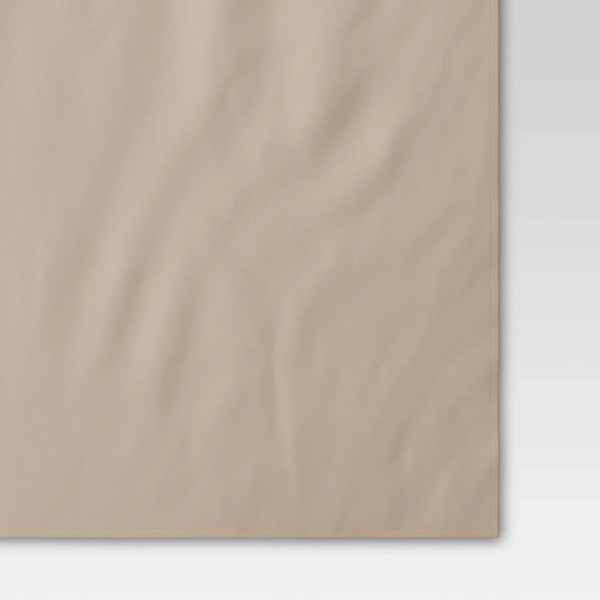 104" x 60" Solid Natural Tablecloth - Image 3