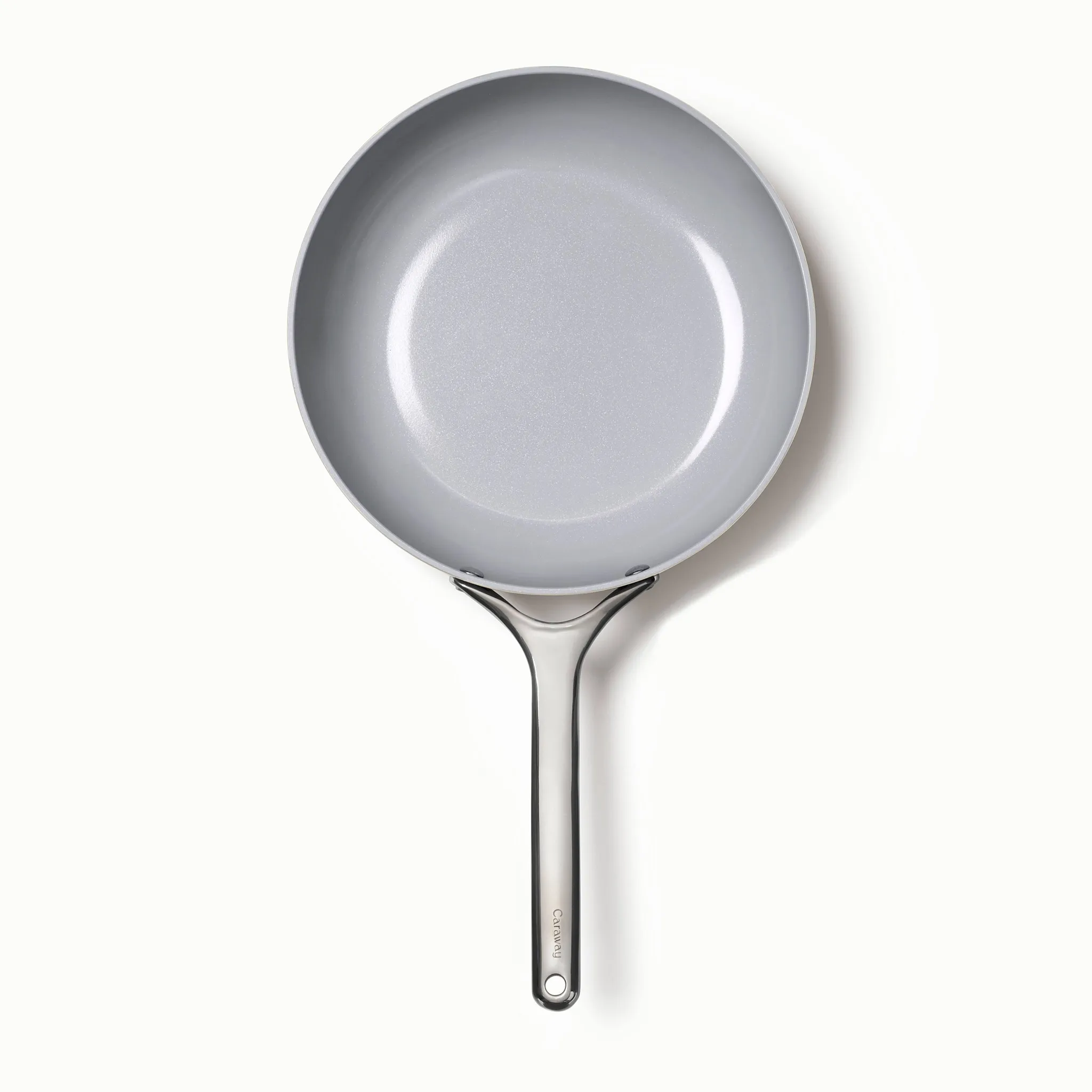 10.5" Ceramic Fry Pan - Cream - Image 3