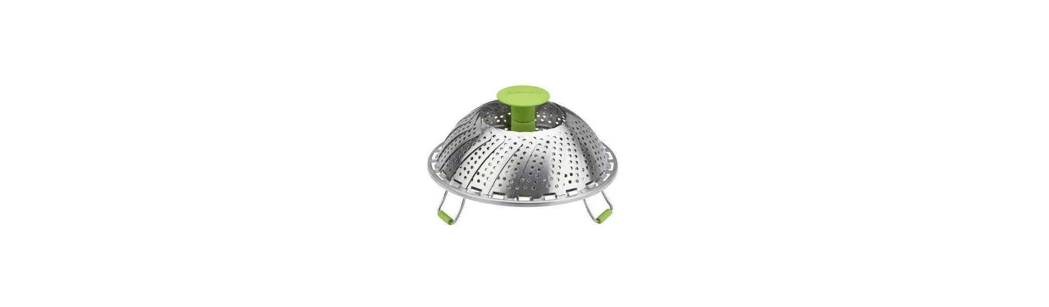 10.5" Stainless Steel Food Steamer Basket - Image 4