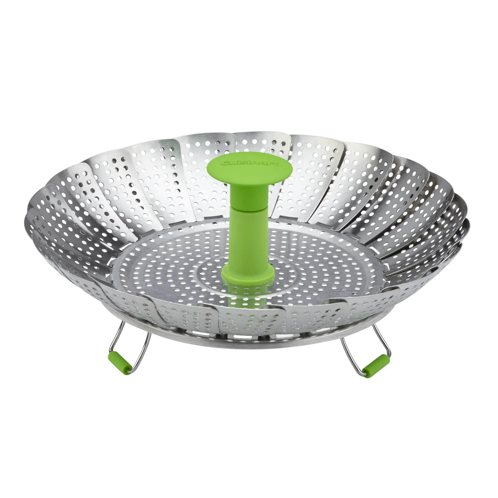10.5" Stainless Steel Food Steamer Basket - Image 5