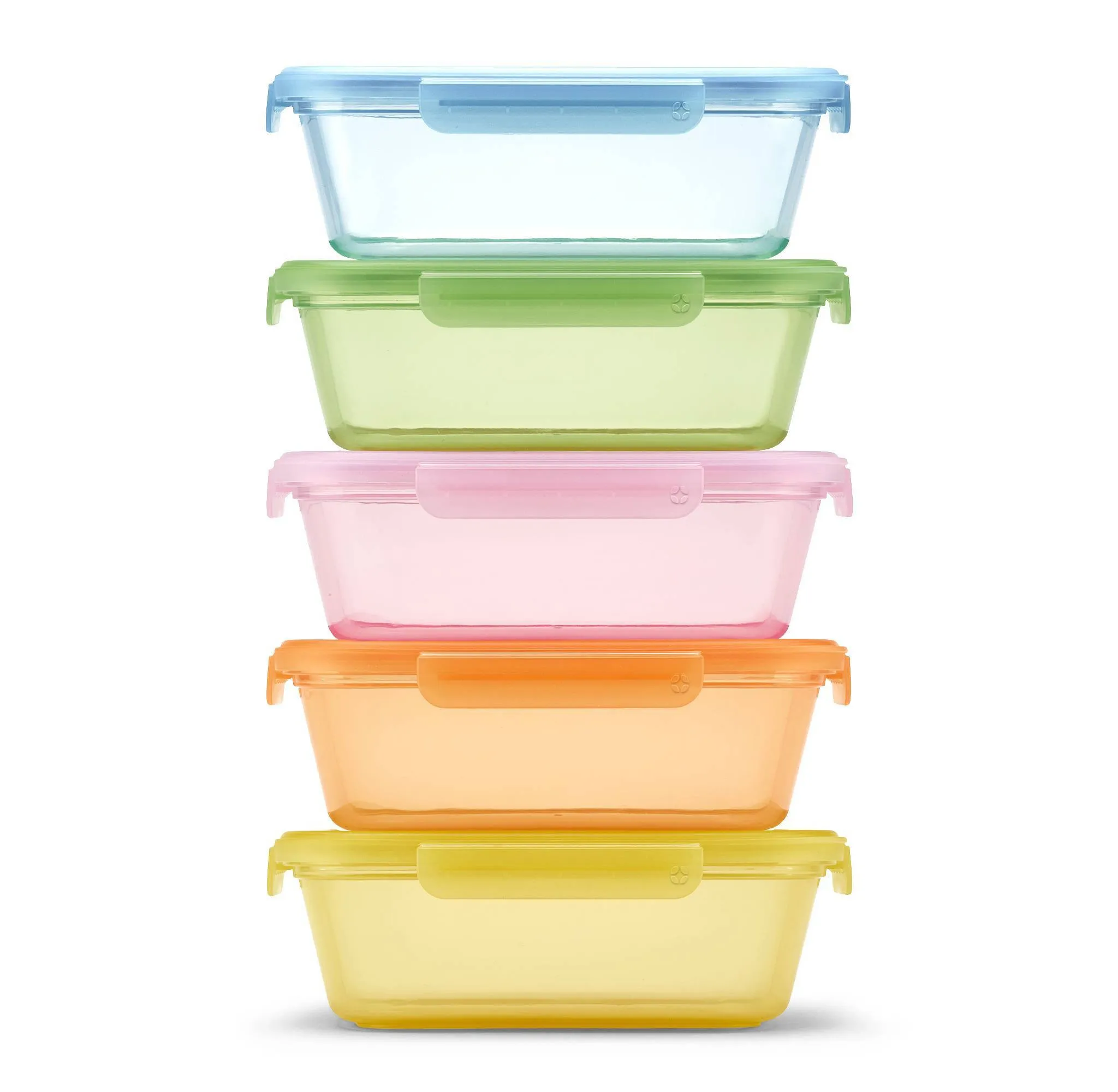 10pc Snap and Nest Meal Prep Food Storage Containers