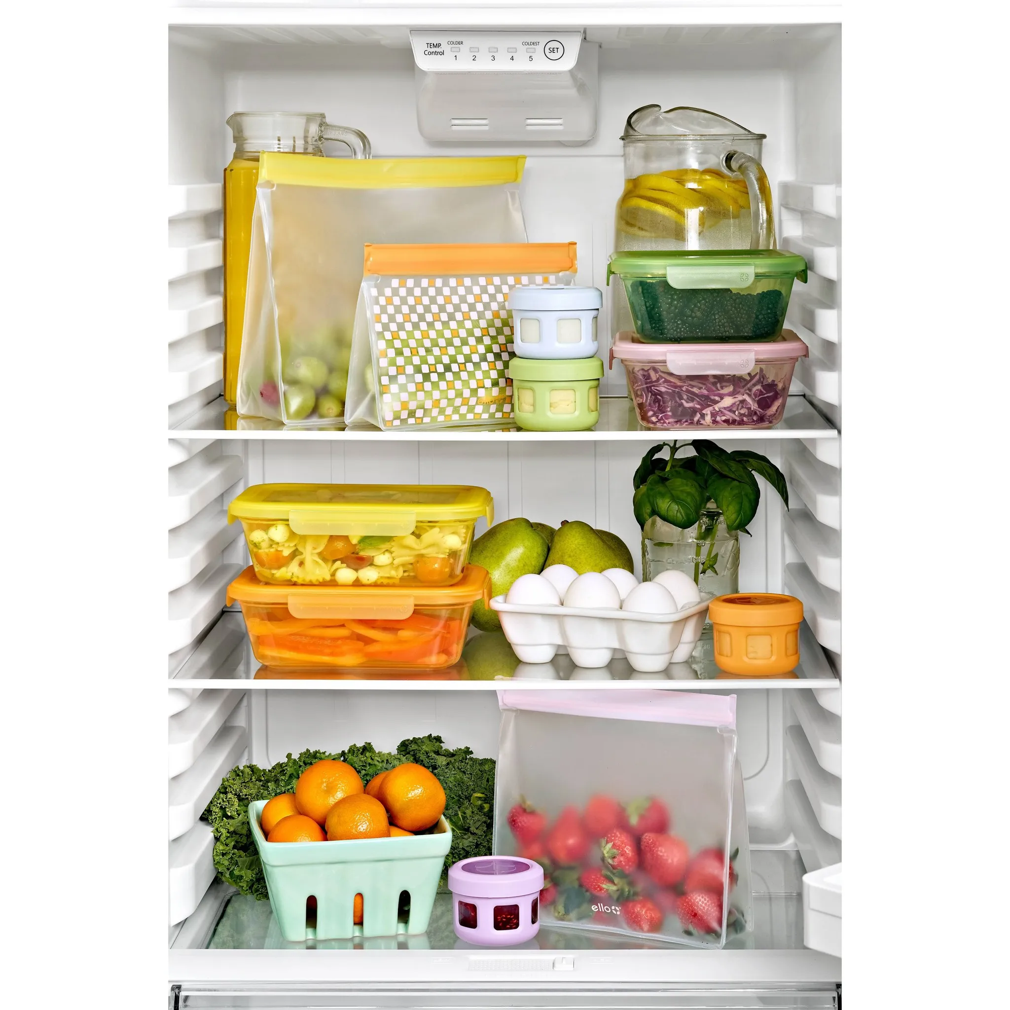 10pc Snap and Nest Meal Prep Food Storage Containers - Image 2