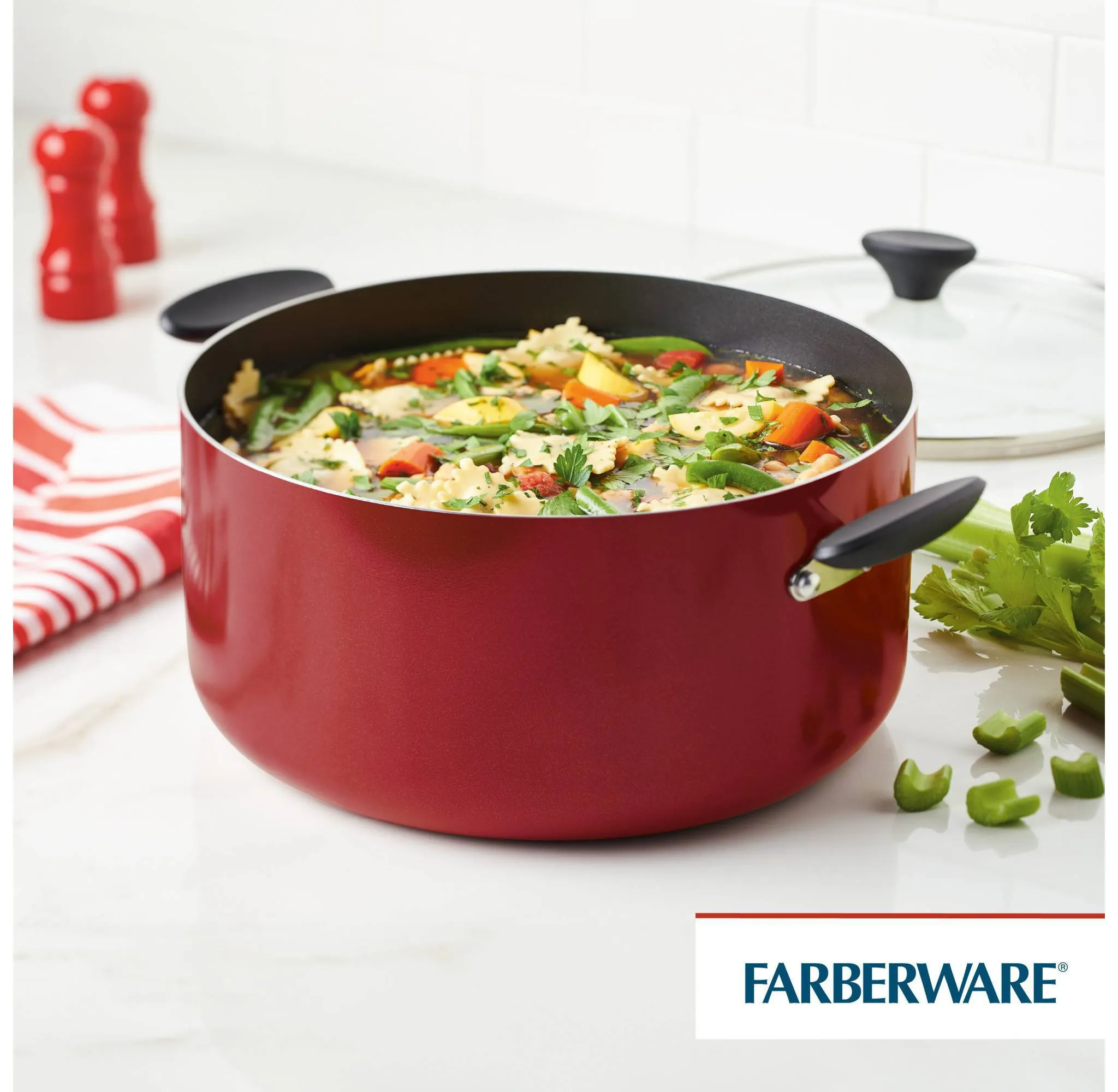 10qt Aluminum Nonstick Stock Pot - Image 2