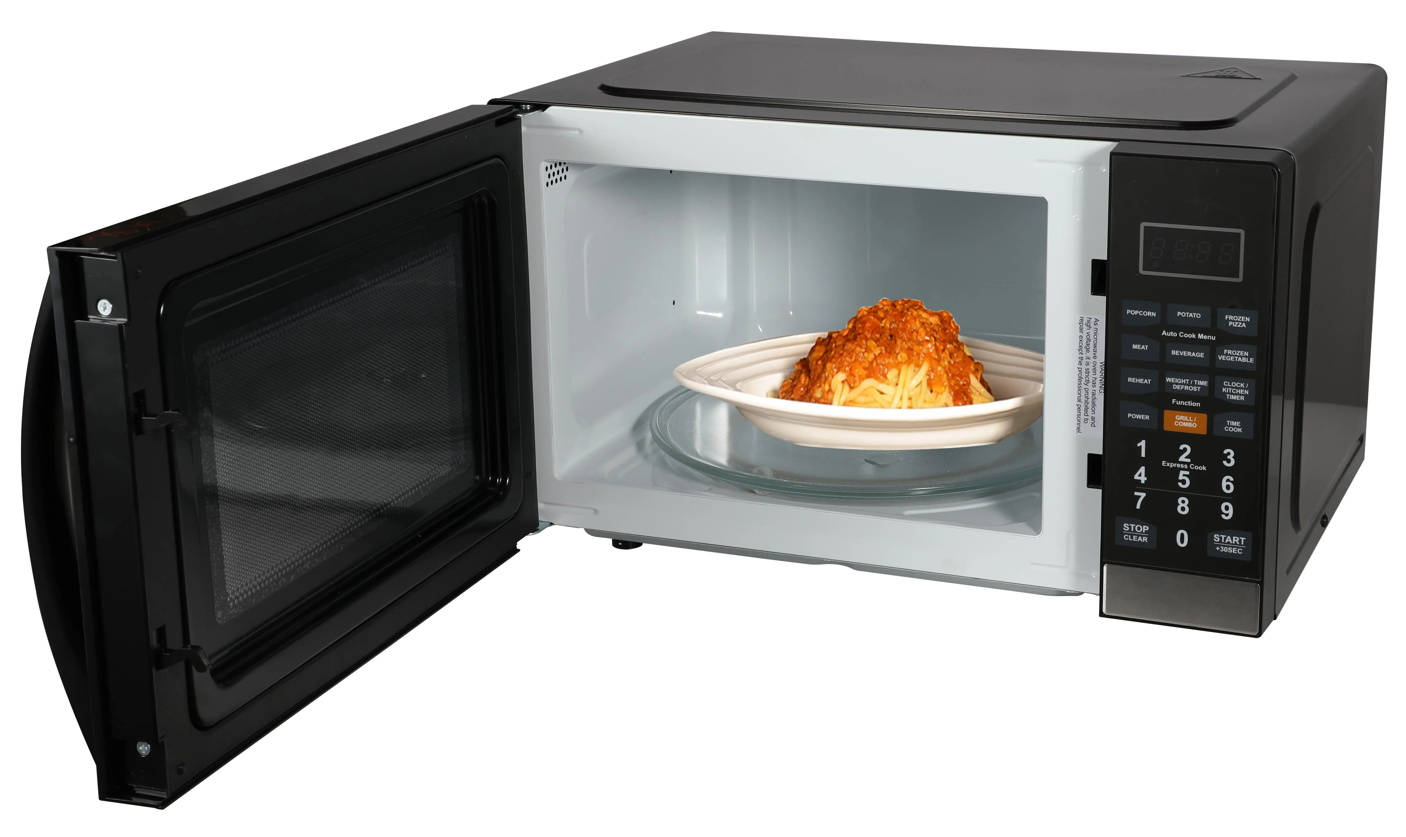 1.1 Cu Ft 1100W Countertop Microwave Oven With Grill - Image 3