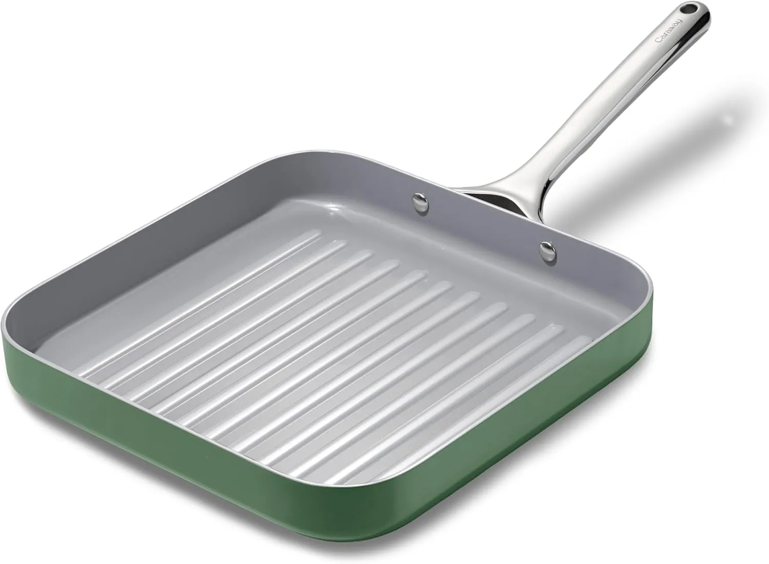 11.02" Nonstick Square Grill Fry Pan - Sage - Image 4