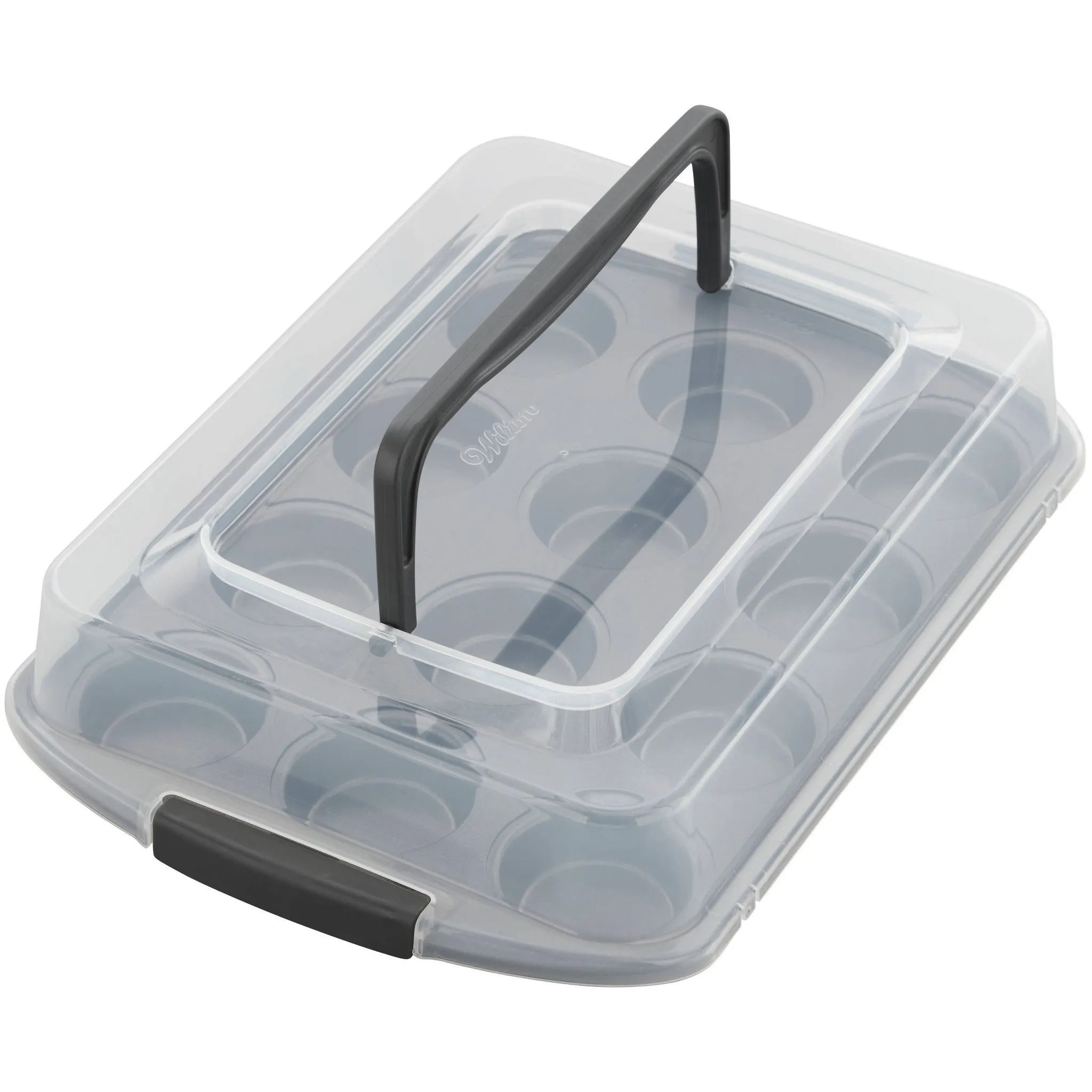 12-Cup Cupcake Pan with Lid - Image 3
