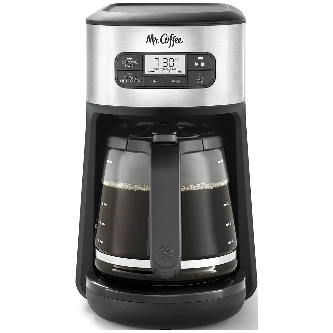 12-Cup Programmable Coffee Maker with Automatic Cleaning Cycle - Image 3