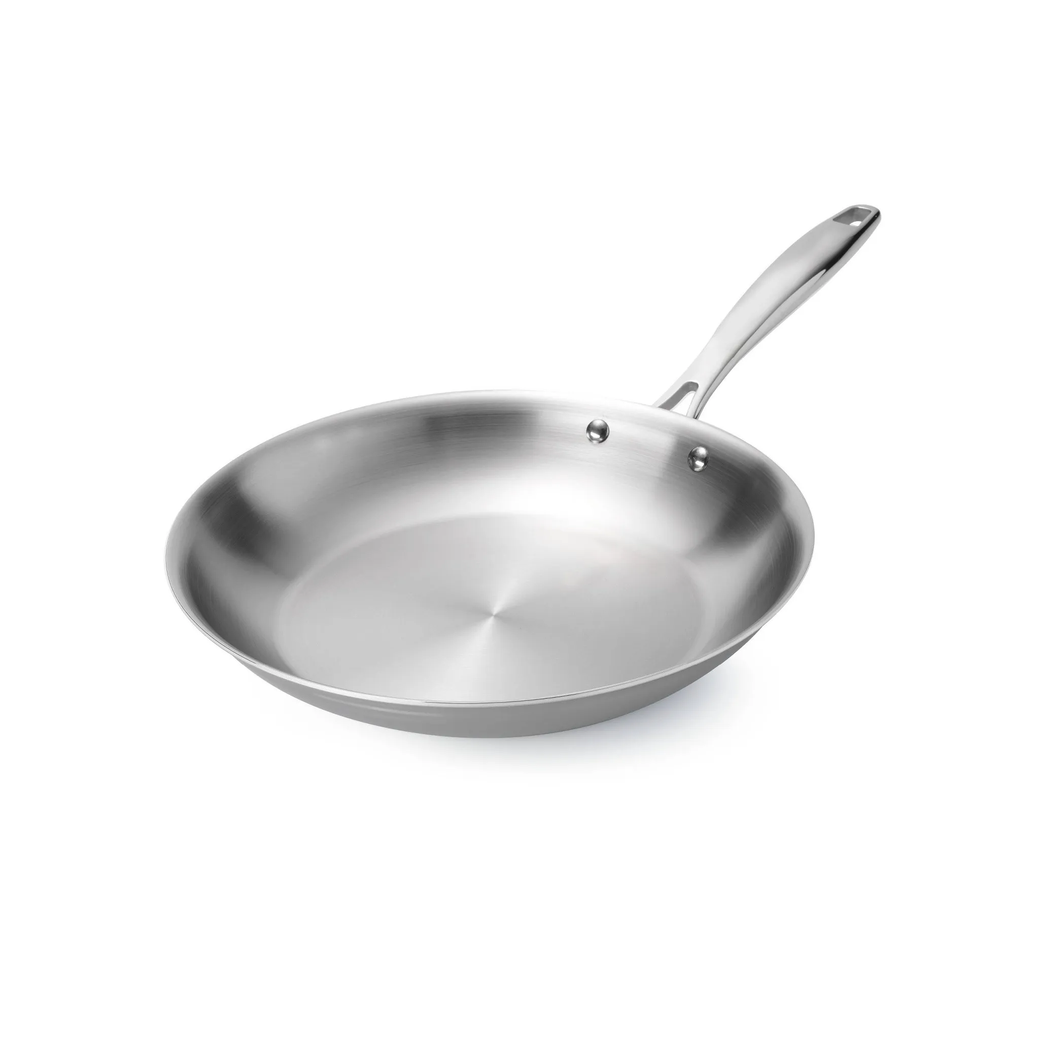 12 in. Tri-Ply Clad Stainless Steel Fry Pan - Image 3