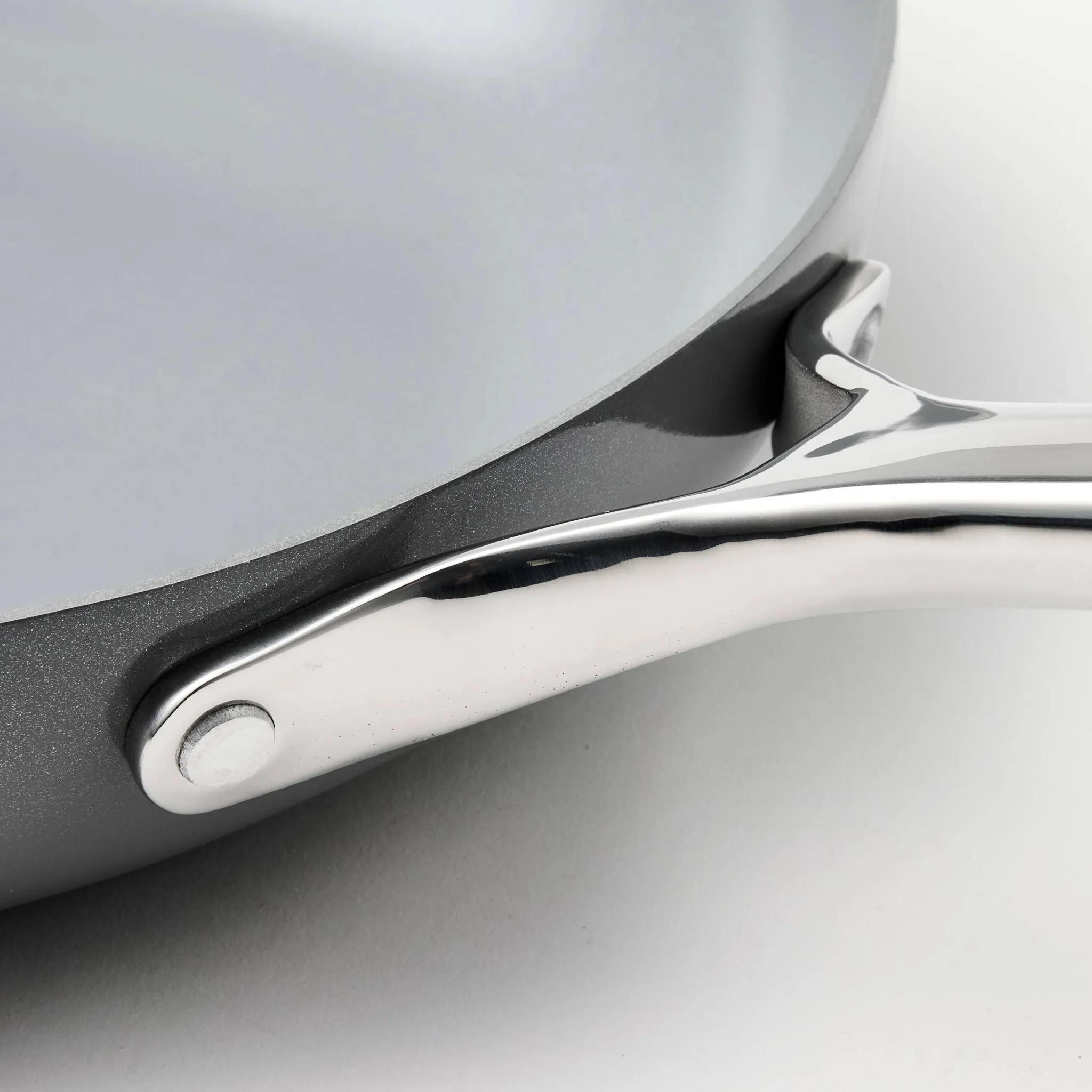 12" Nonstick Ceramic Coated Aluminum Frypan with Cover Dark Gray - ™ - Image 4
