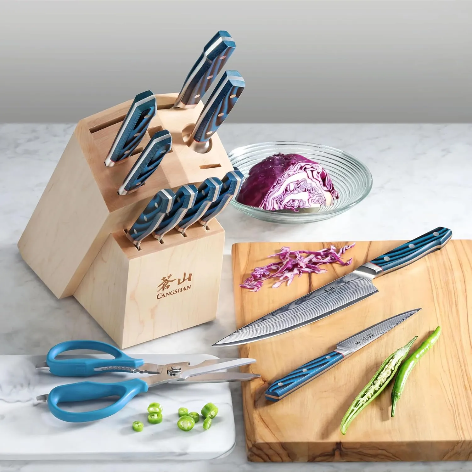 12-Piece Kitchen Knife Set - Image 4