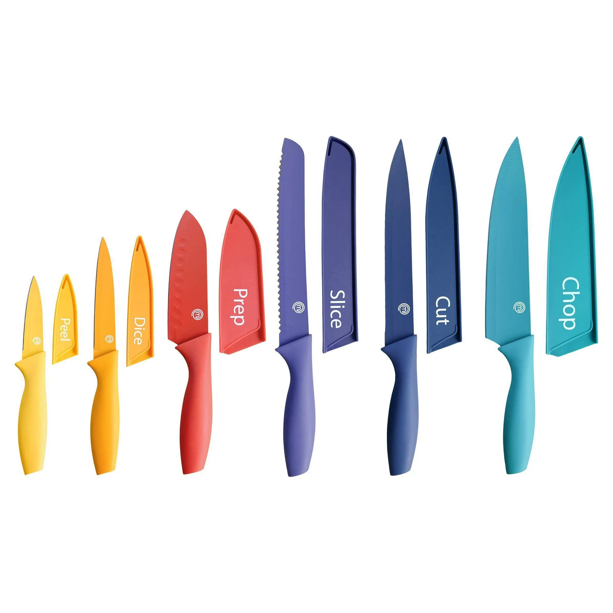 12 Piece Knife Set with Blade Guards
