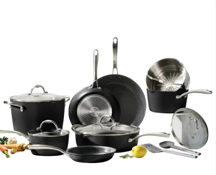 Ceramic Non-Stick 12-piece Cookware Set with Utensils - Image 4