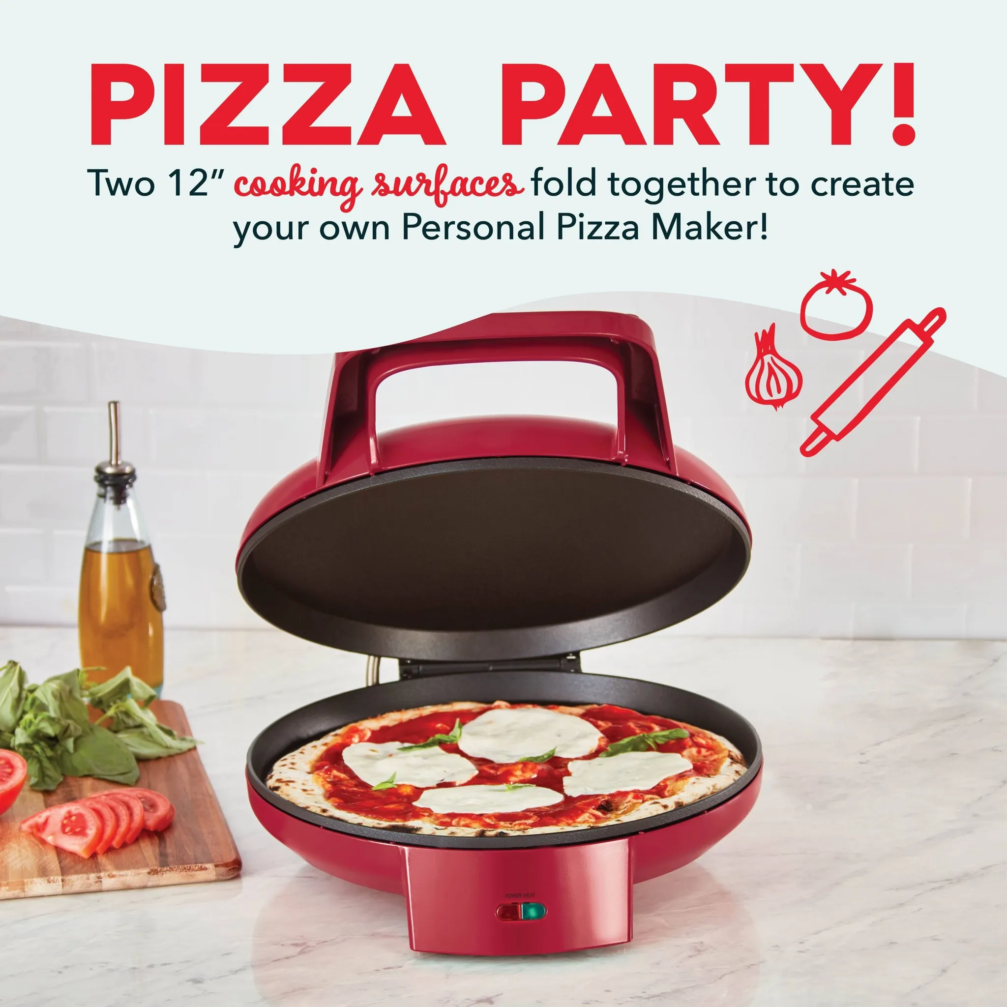 12" Pizza Maker and 180 Griddle - Image 3