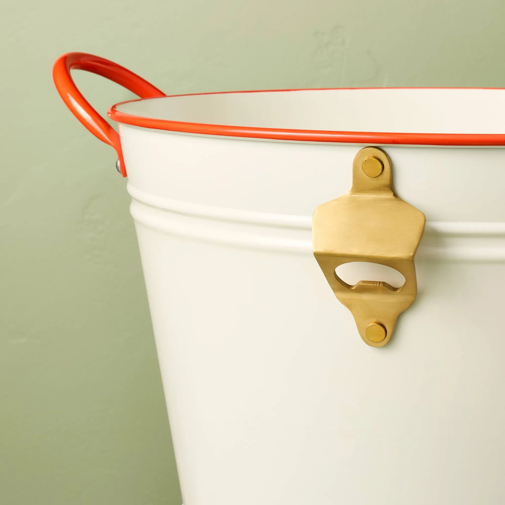 12.9L Beverage Tub Stand Cream - Hearth & Hand™ with Magnolia - Image 4
