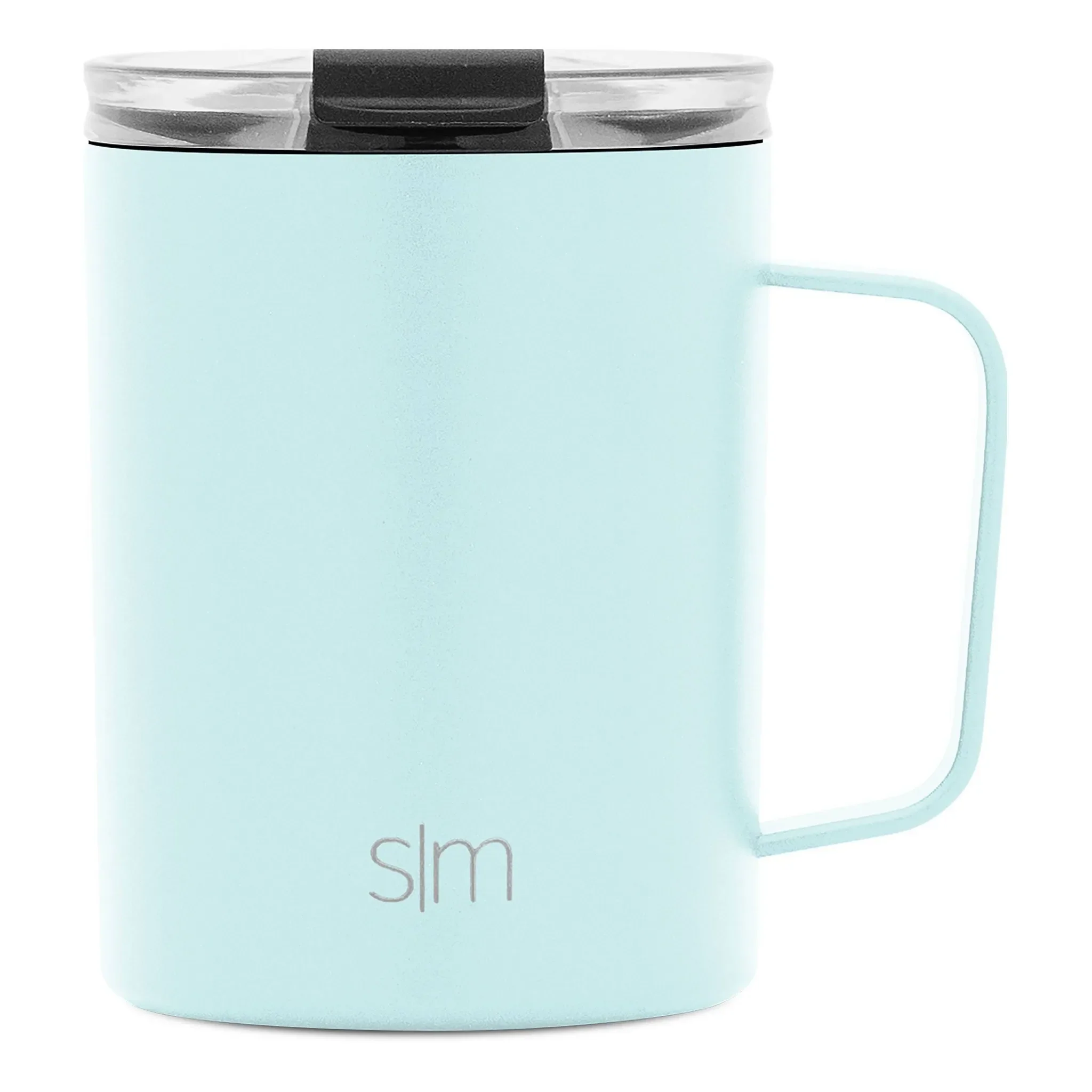 12oz Insulated Stainless Steel Modern Scout Mug with Clear Flip Lid Seaside - Image 5