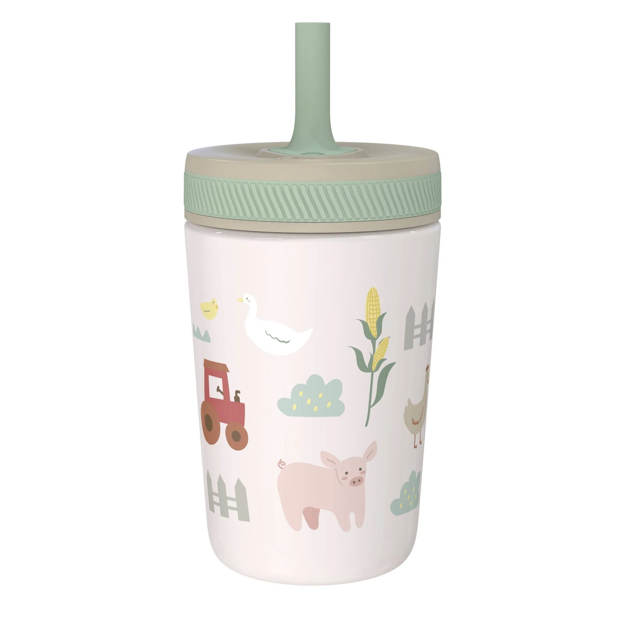 12oz Stainless Steel Vacuum Tumbler - Off-White - Image 2