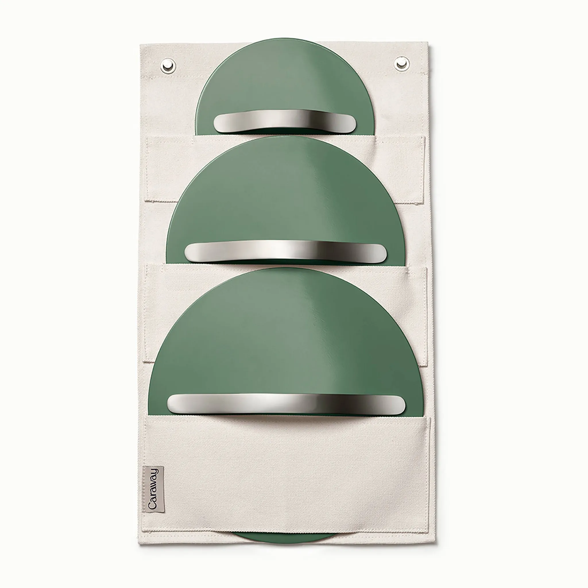12-Piece Non-Stick Ceramic Cookware Set - Sage - Image 3