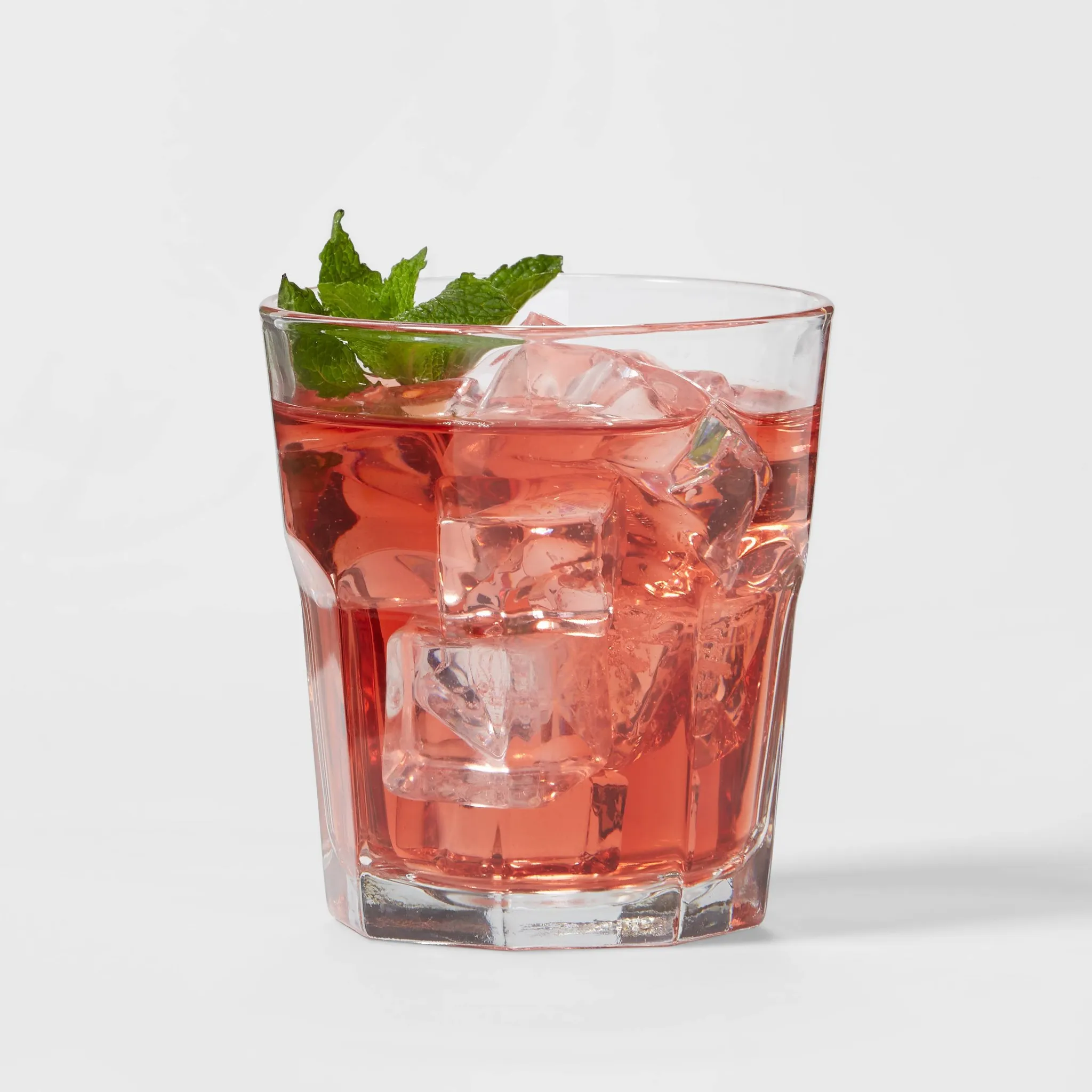 12pc Glass Tumbler Set - Faceted Design - Image 4