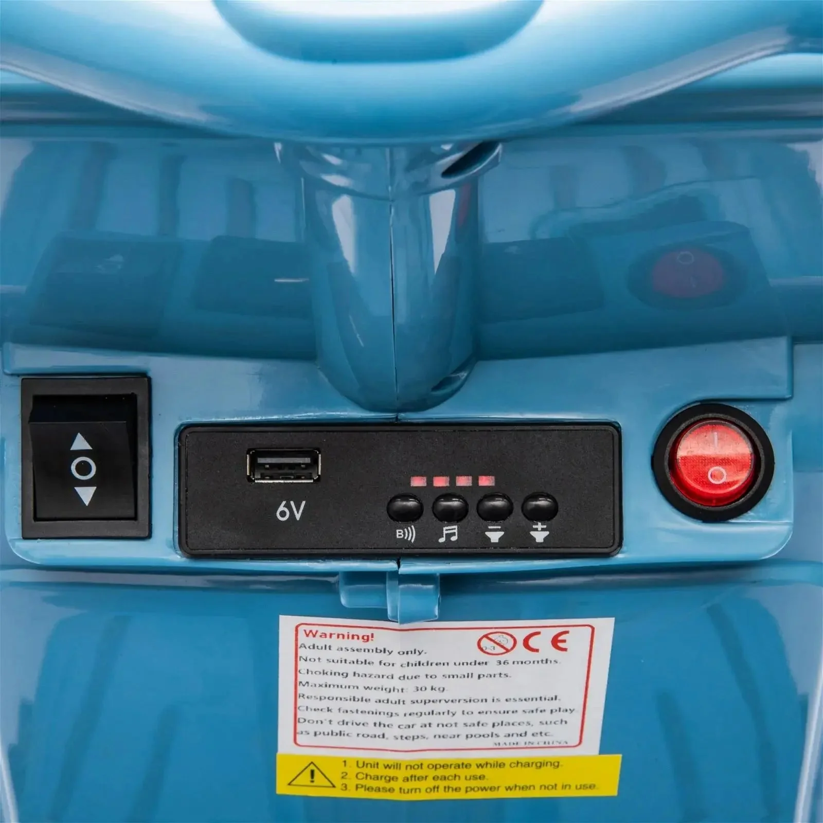 12V Kids' Vespa Electric Ride-on Scooter - Image 24