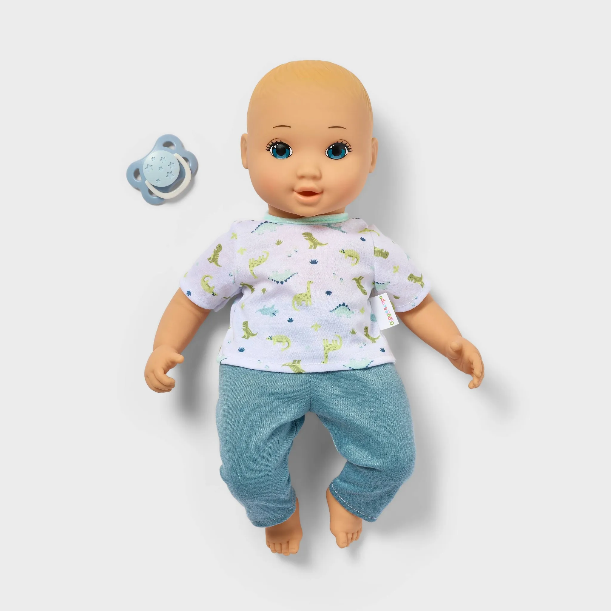 14" Boy Baby Doll - Blonde Hair + Blue Eyes