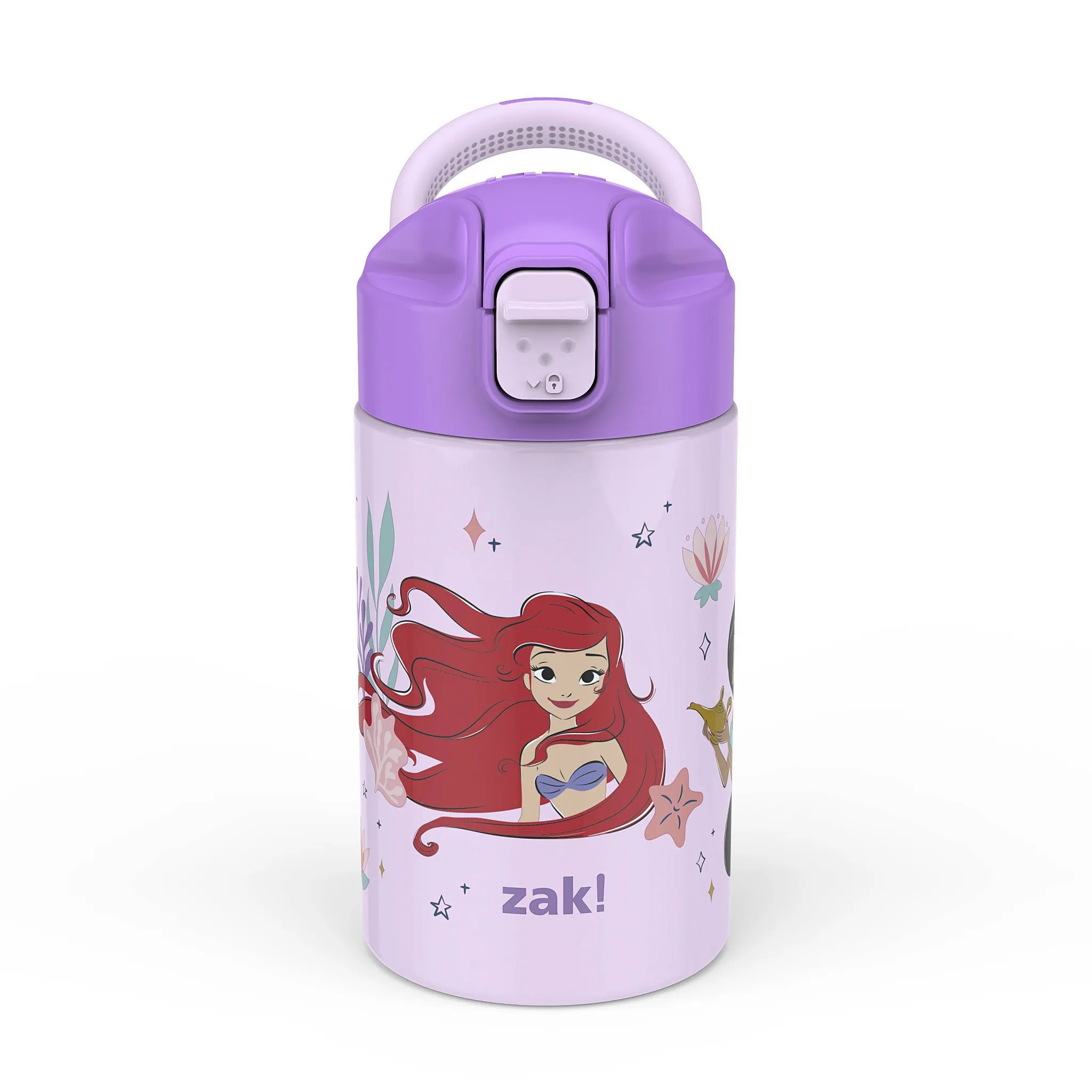 14 fl oz Stainless Steel Vacuum Insulated Princess Water Bottle - Purple