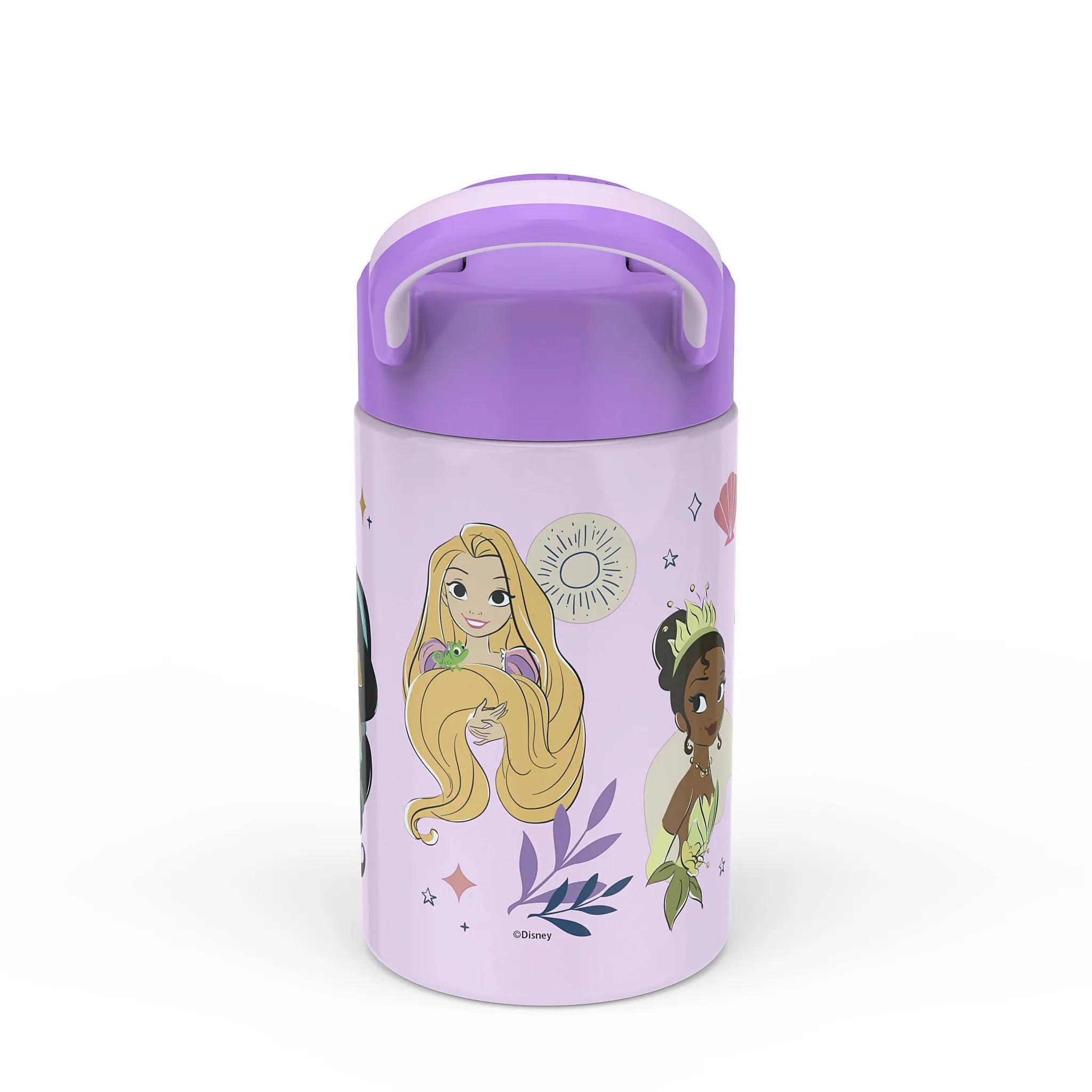 14 fl oz Stainless Steel Vacuum Insulated Princess Water Bottle - Purple - Image 2