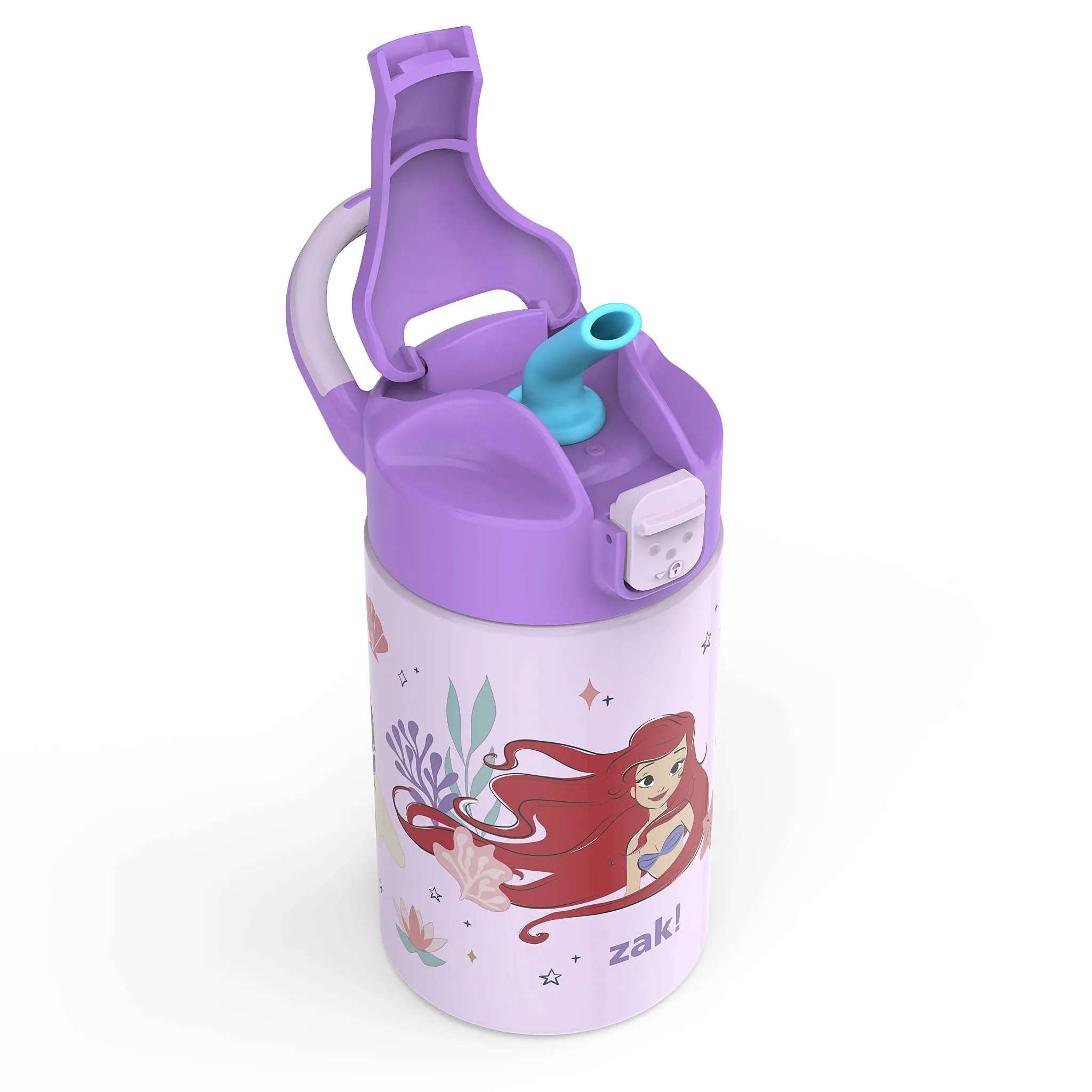 14 fl oz Stainless Steel Vacuum Insulated Princess Water Bottle - Purple - Image 4