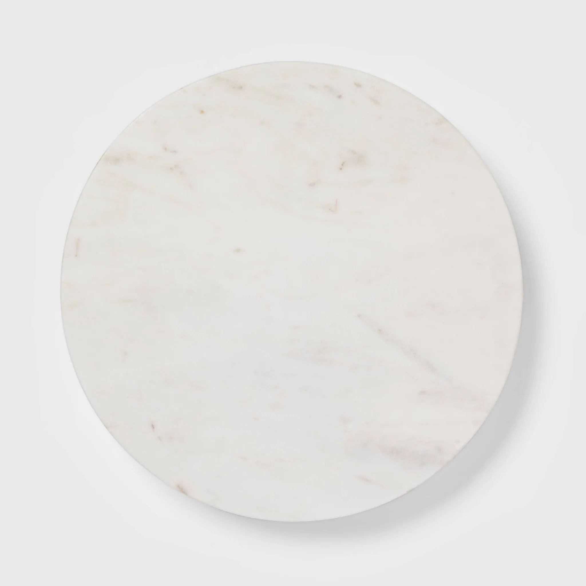 14" Marble and Wood Lazy Susan - Image 3