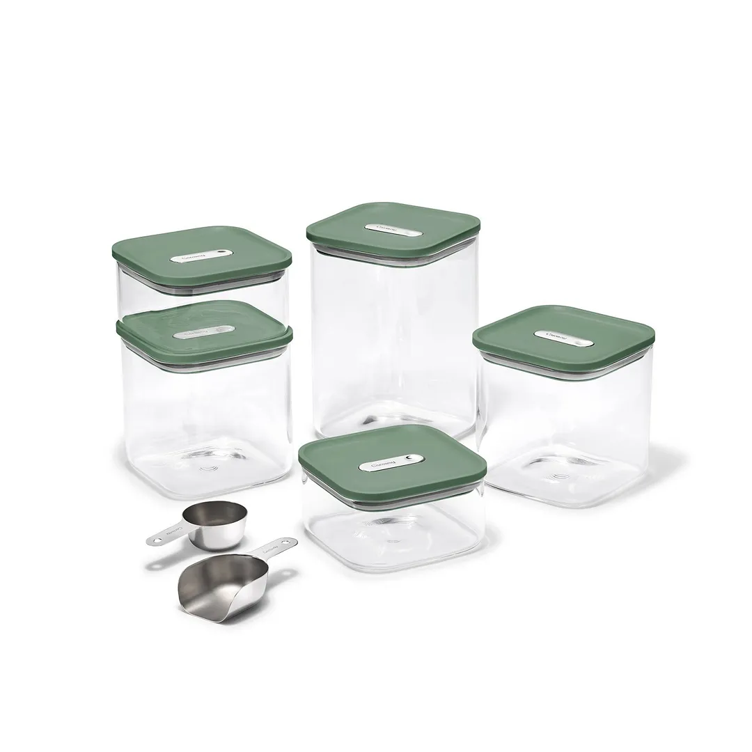 14pc Glass Airtight Container Set - Sage