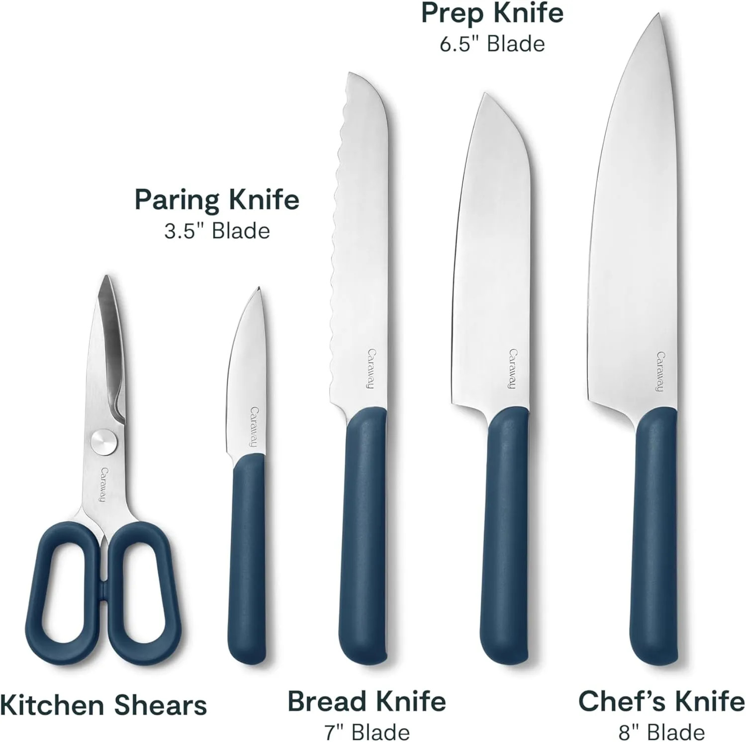 14-Piece Kitchen Prep Set - Navy - Image 3