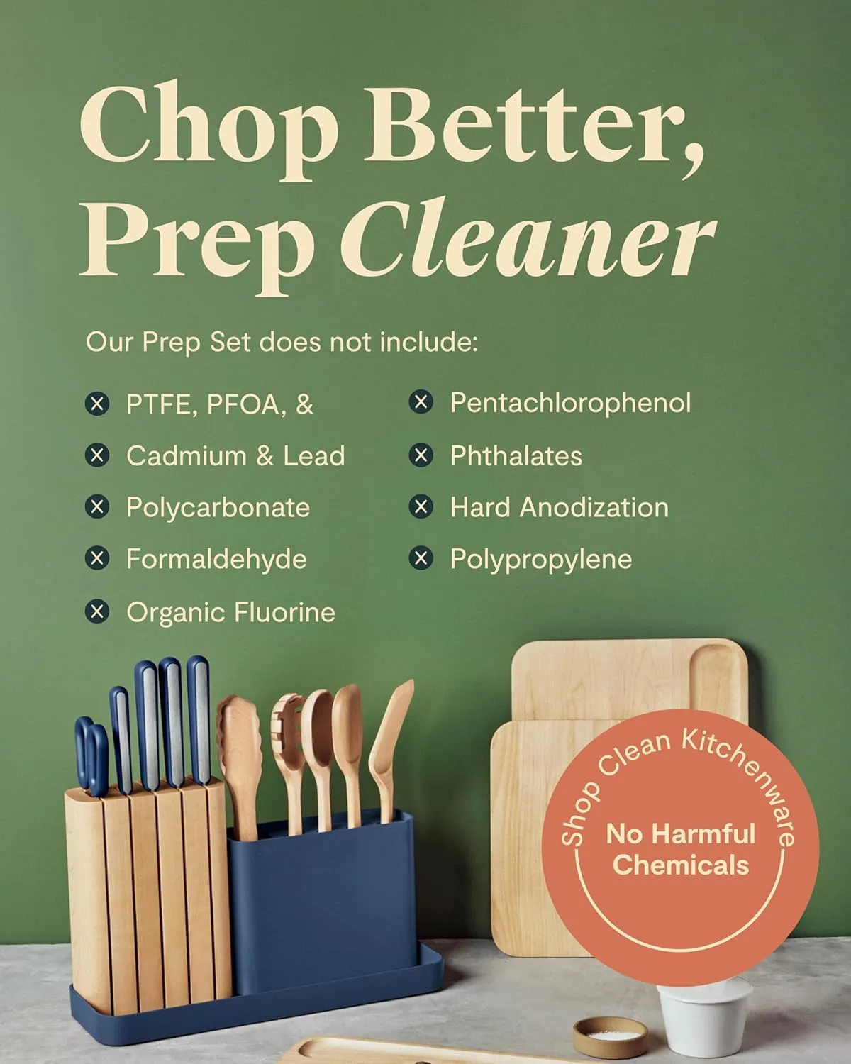 14-Piece Kitchen Prep Set - Navy - Image 5