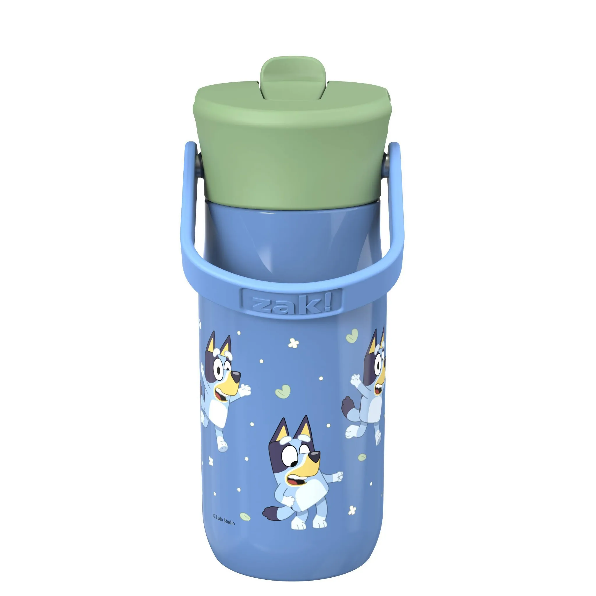 14oz Stainless Steel Vacuum Harmony Straw Water Bottle - Blue - Image 2