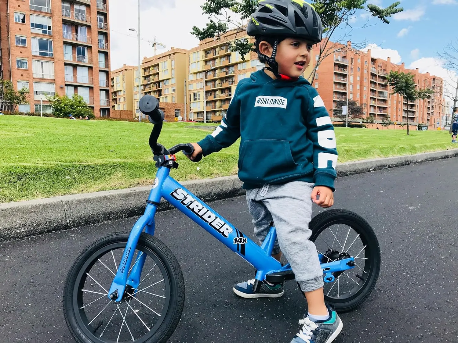 14" Kids' Balance Bike - Blue - Image 6