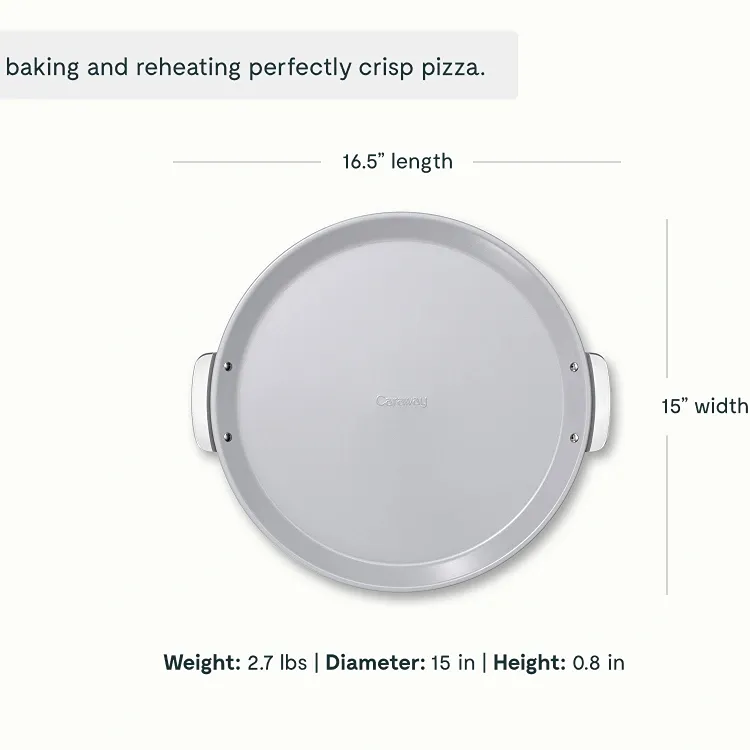 15" Pizza Baking Pan - Slate - Image 2