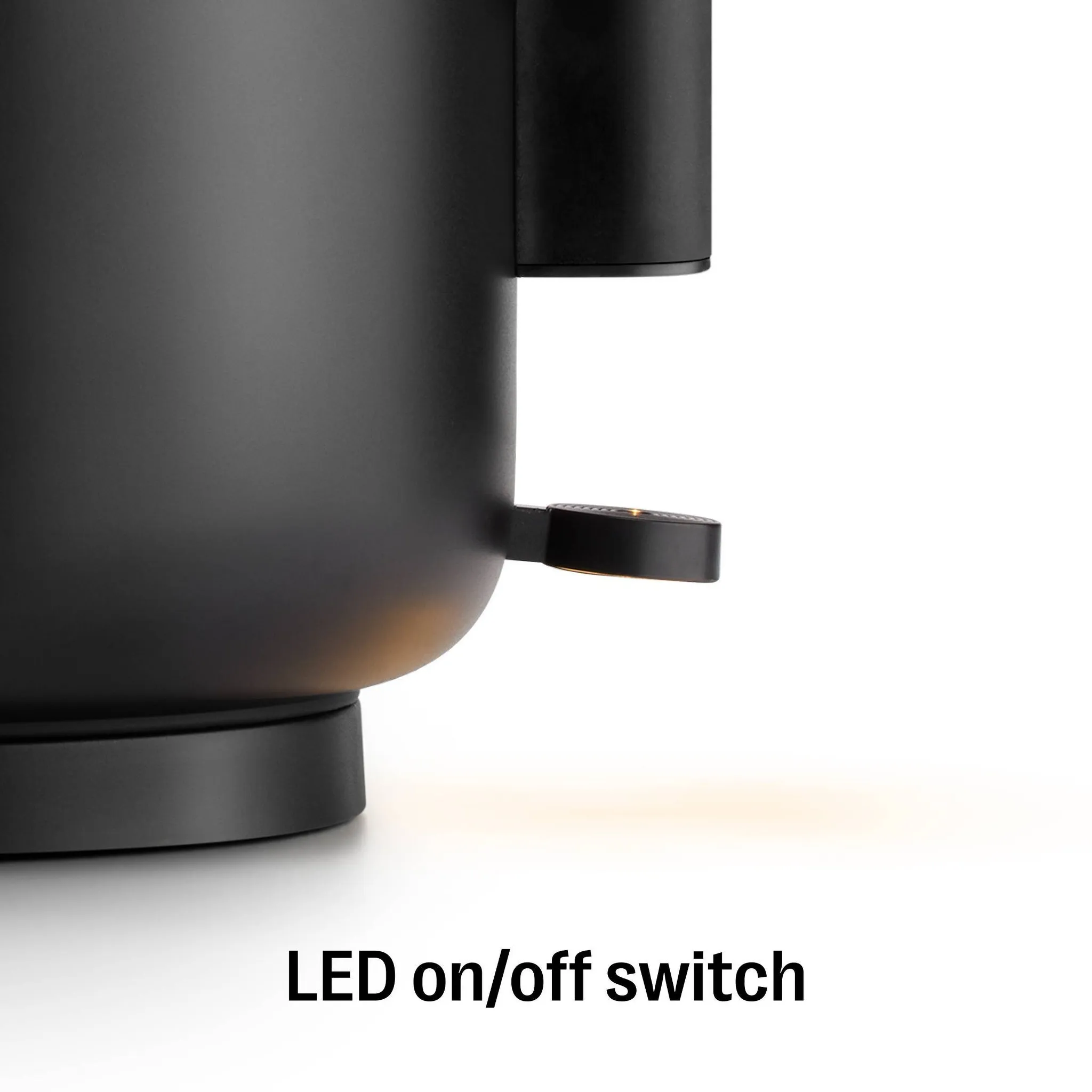1.5L Clyde Electric Tea Kettle Matte Black: Stainless Steel, 1500W, Plastic Lid, Steel Handle, 5.51 lbs, 10.62" Height - Image 5