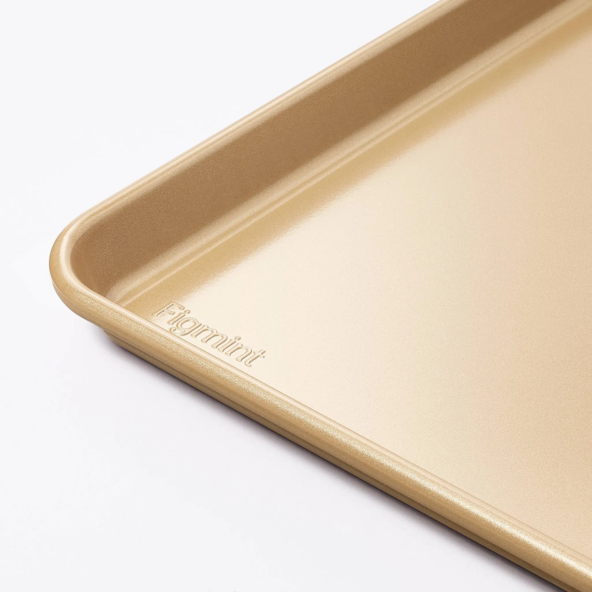 15"x21" Nonstick Aluminized Steel Baking Sheet - Gold - Image 3