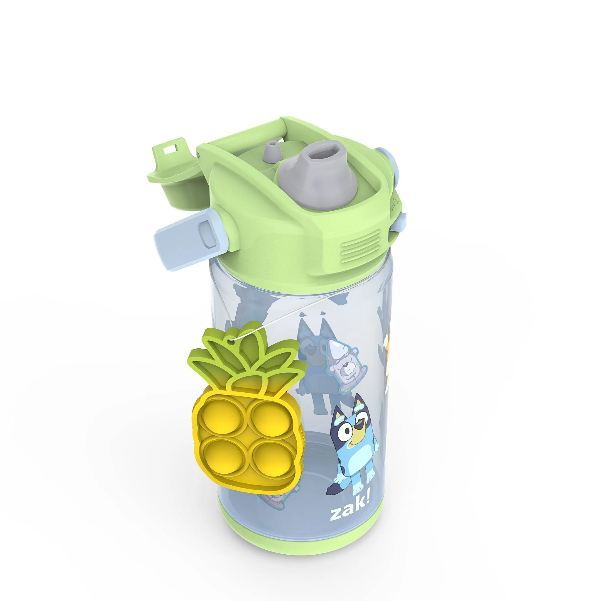 16 fl oz Straw Water Bottle - Blue - Image 5