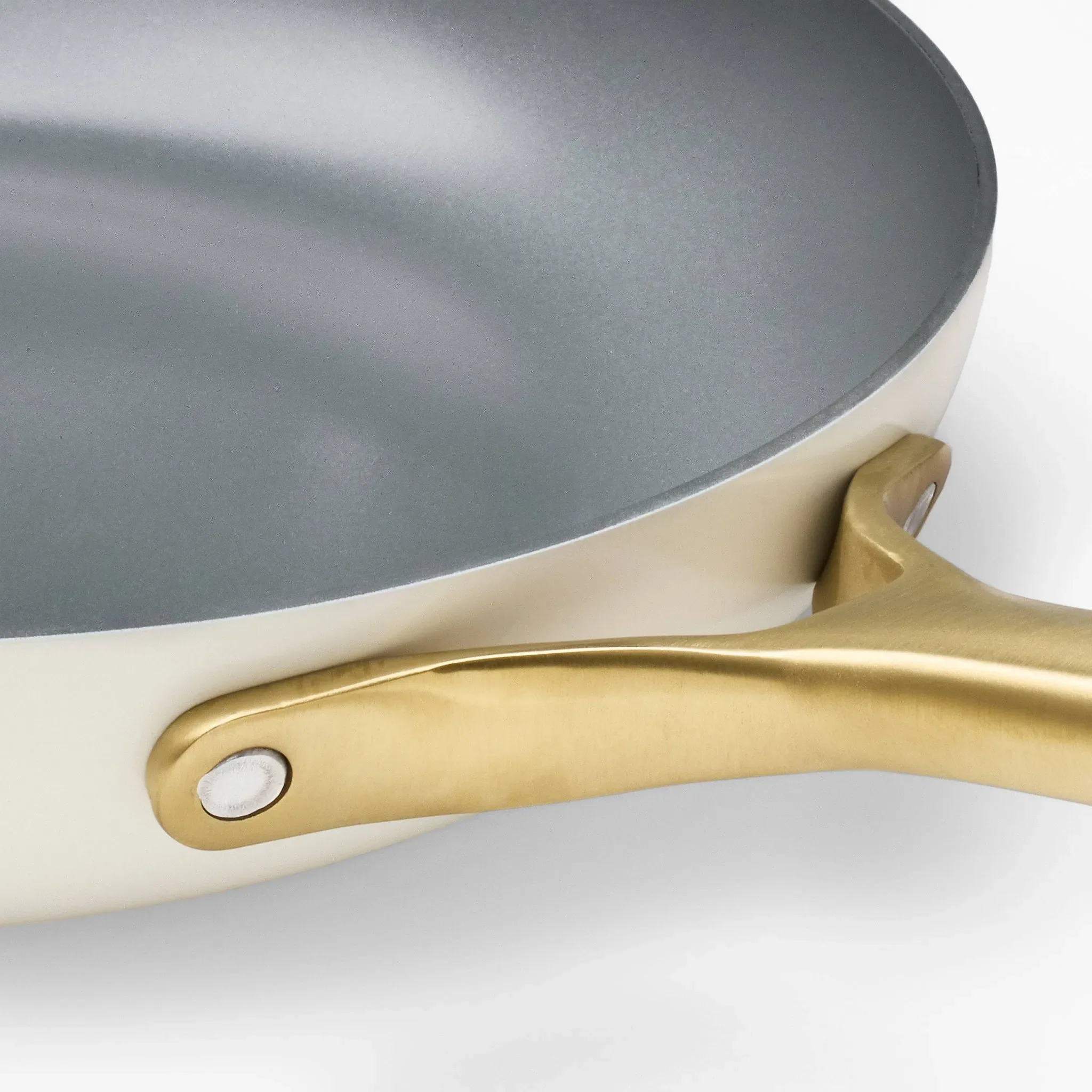 16-Piece Nonstick Ceramic Cookware Set - Cream - Image 4