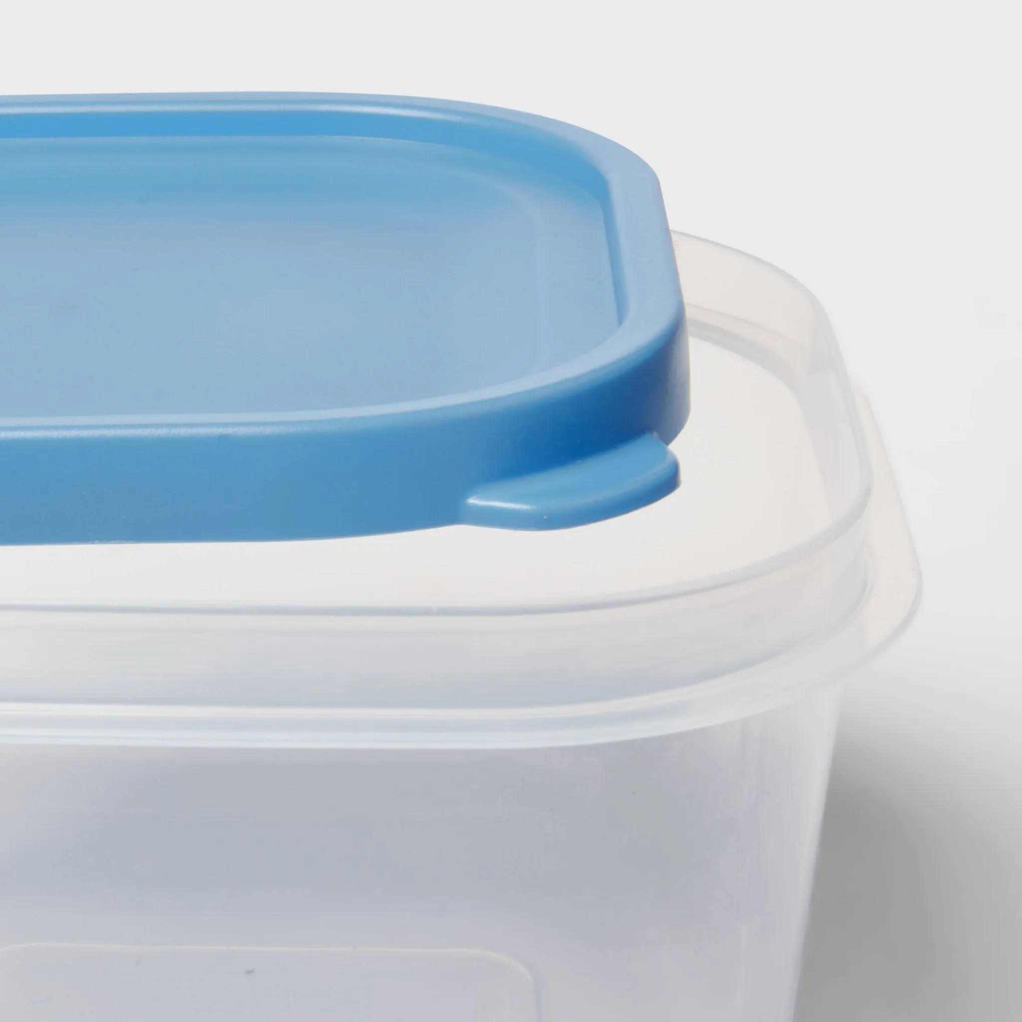16-Piece Plastic Food Storage Container Set - Blue - Image 3