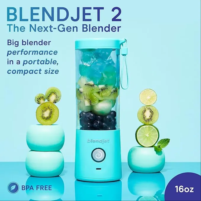 16oz BlendJet 2 Cordless Personal Small Blender - Mint - Image 3