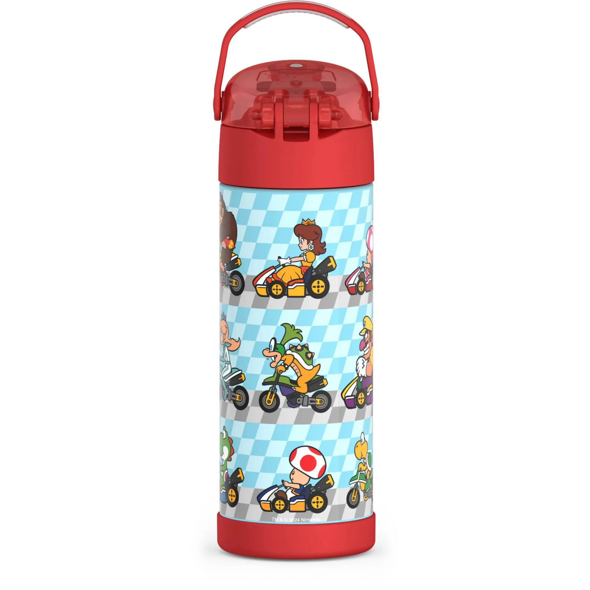 16oz Stainless Steel Vacuum Insulated Water Bottle - Mario Kart - Image 5